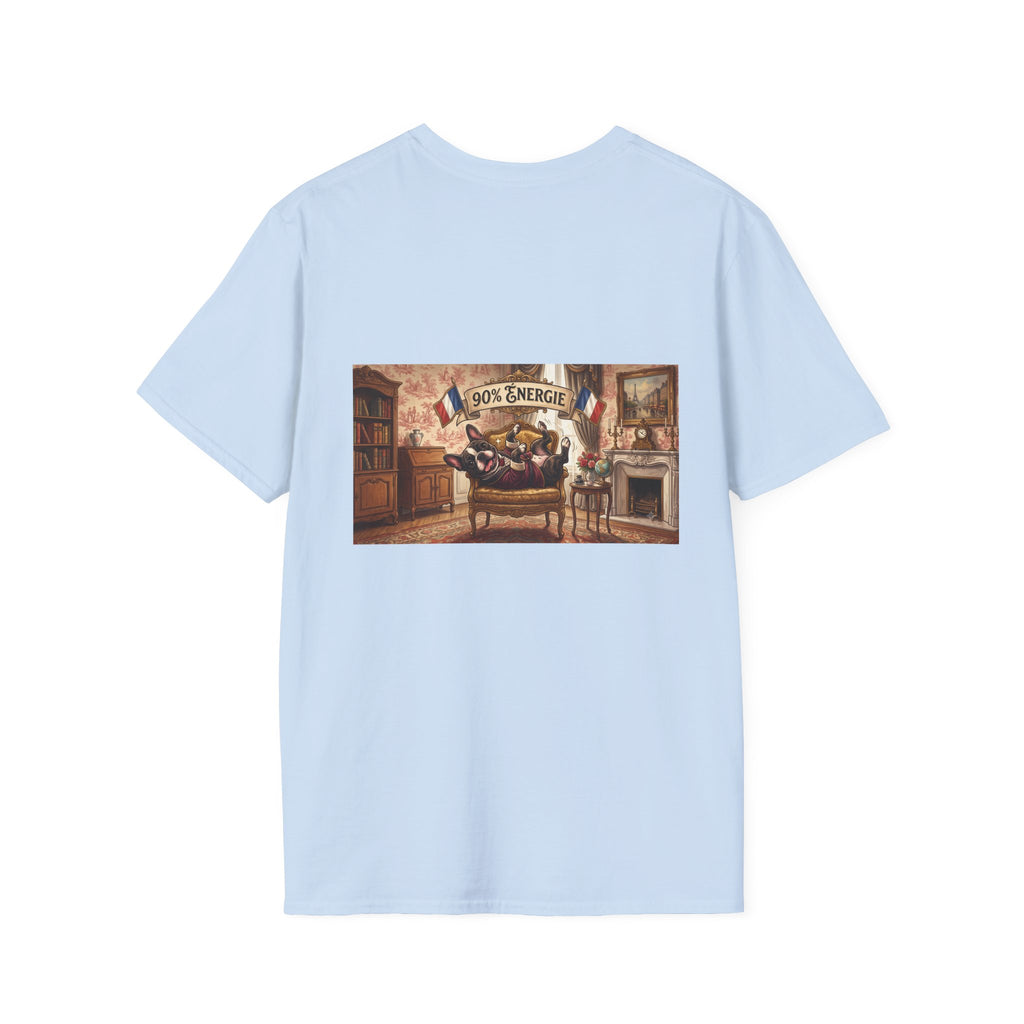 French Bulldog 90% Energy T-Shirt Graphic Tee