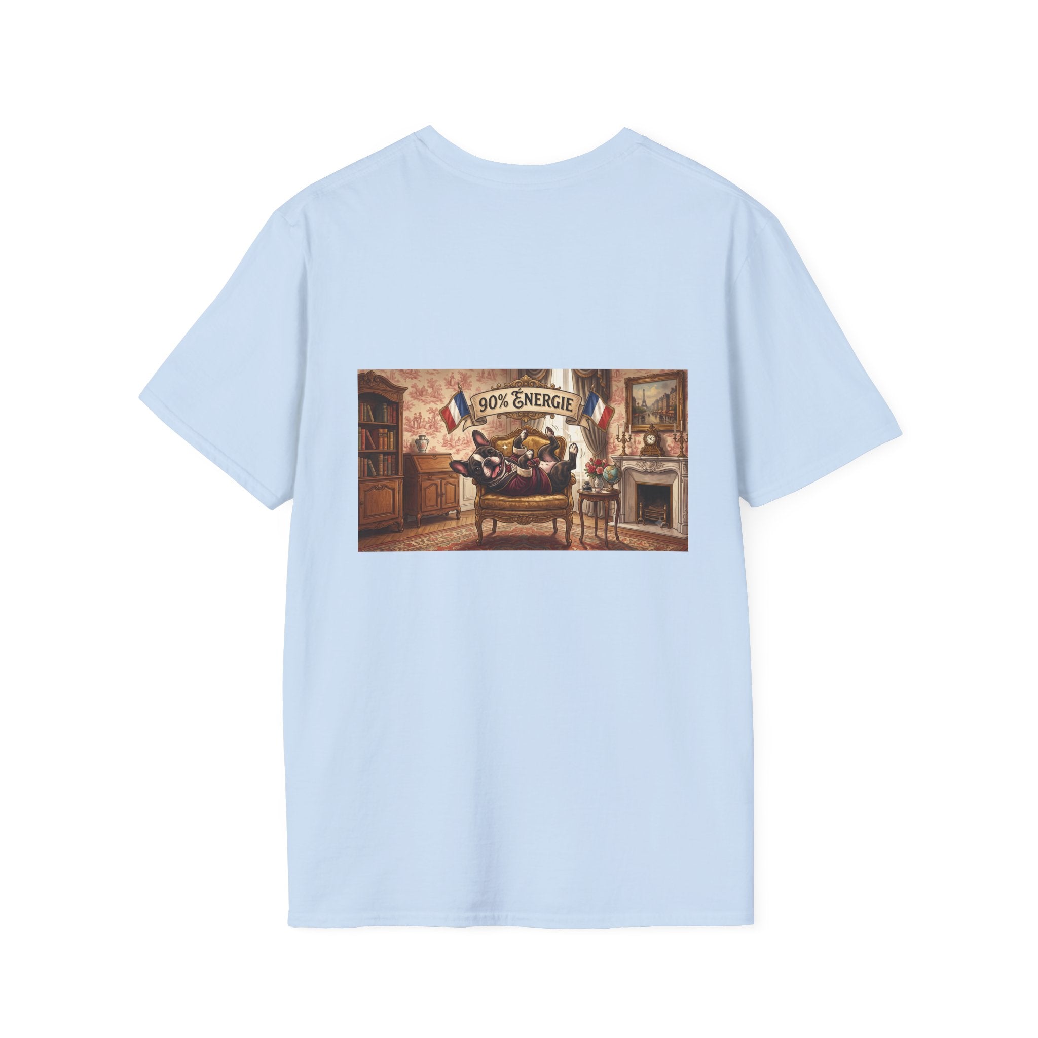 French Bulldog 90% Energy T-Shirt Graphic Tee