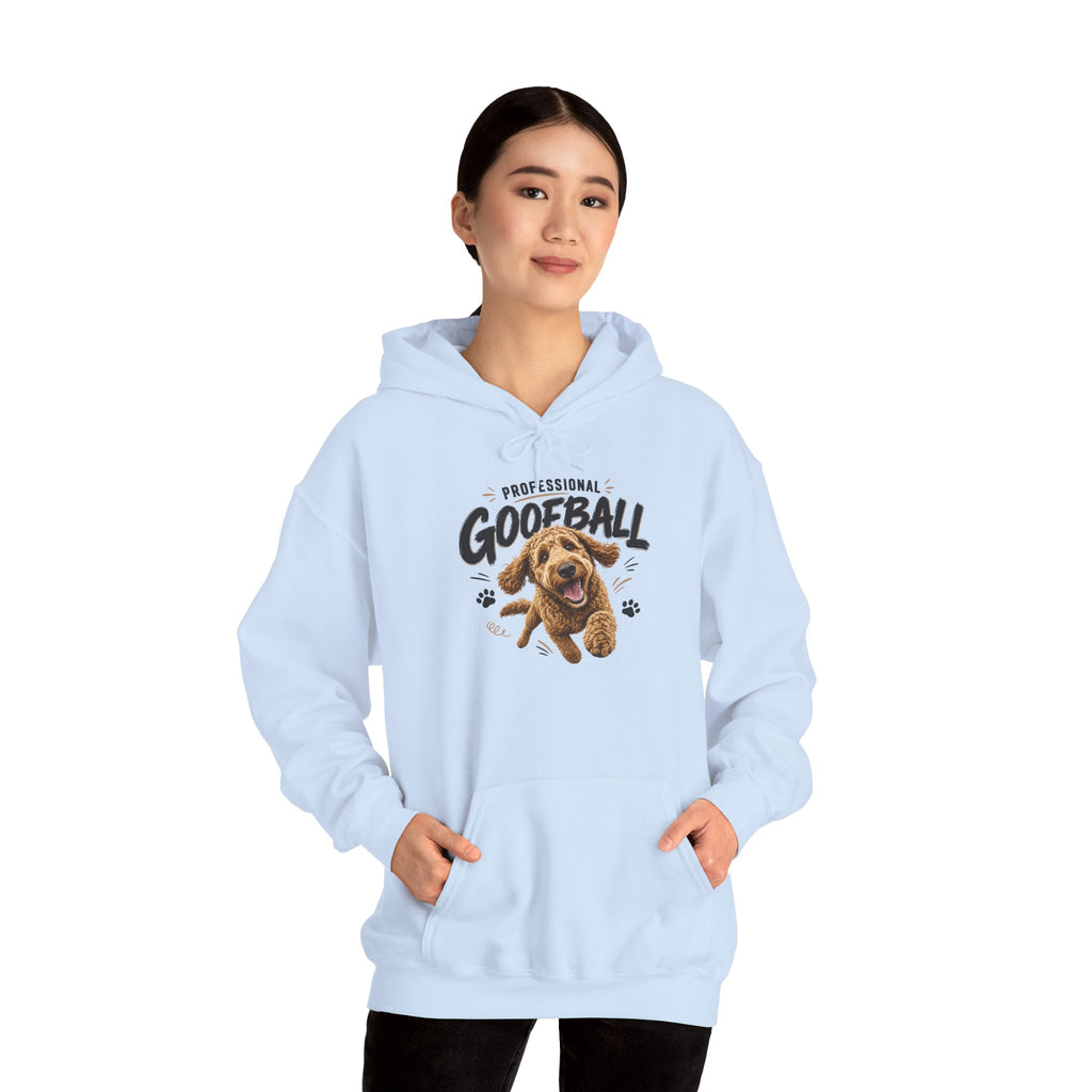 "Professional Goofball" Playful Dog Graphic Pullover