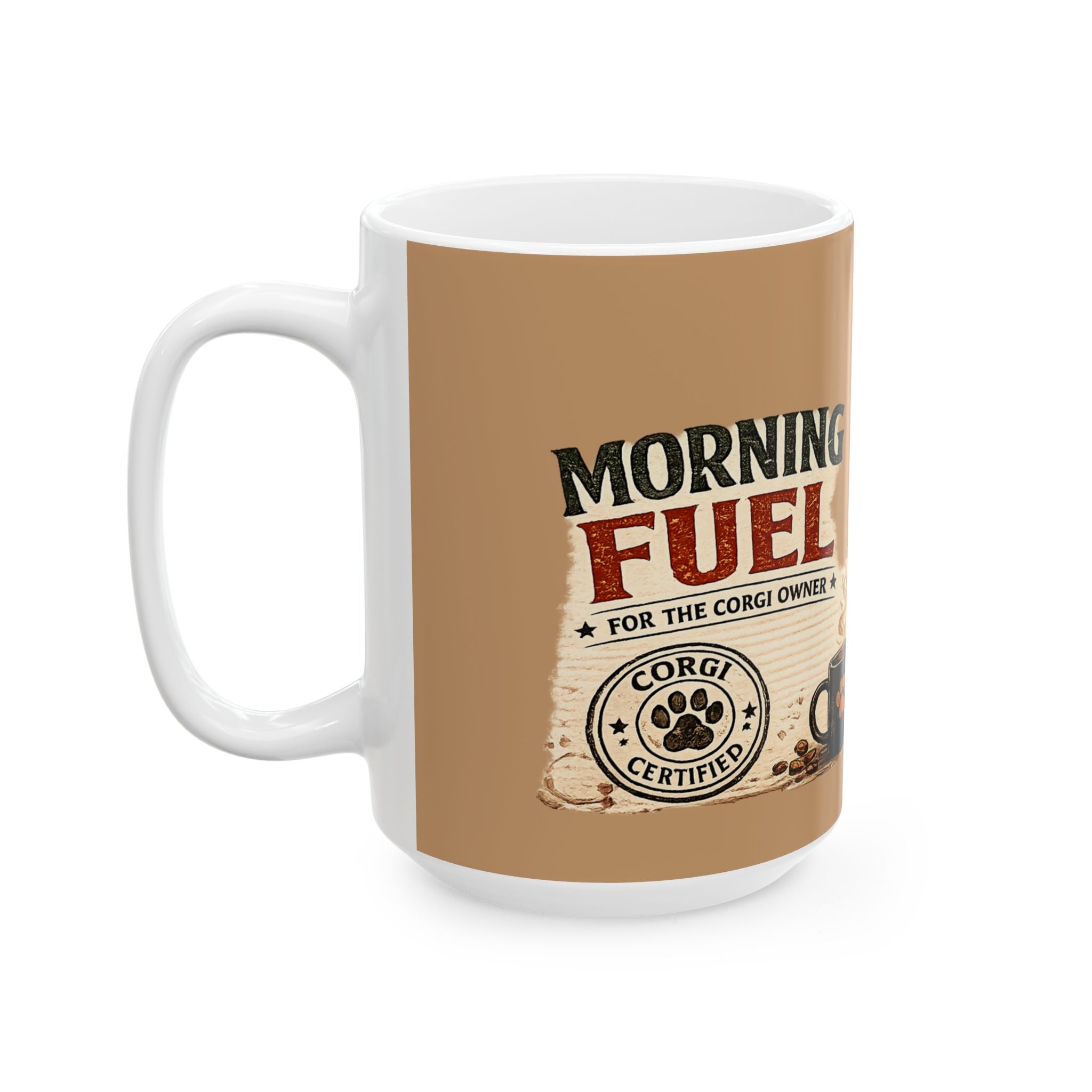 Corgi Coffee Mug – "Morning Fuel"