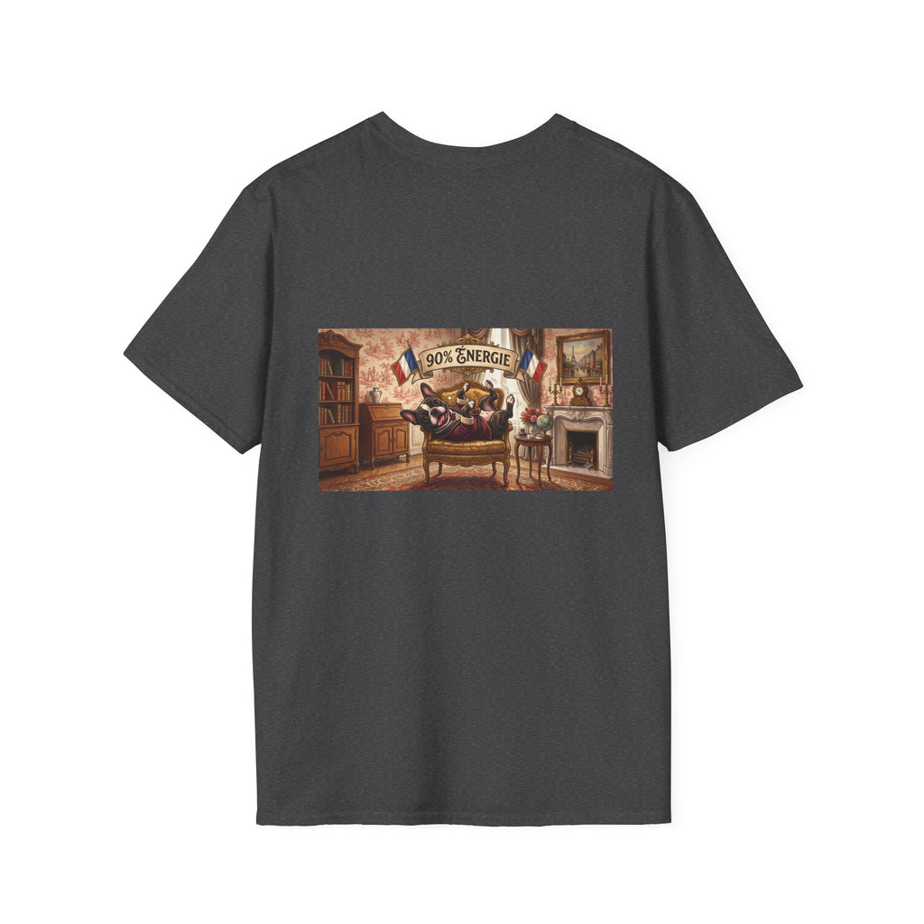 French Bulldog 90% Energy T-Shirt Graphic Tee