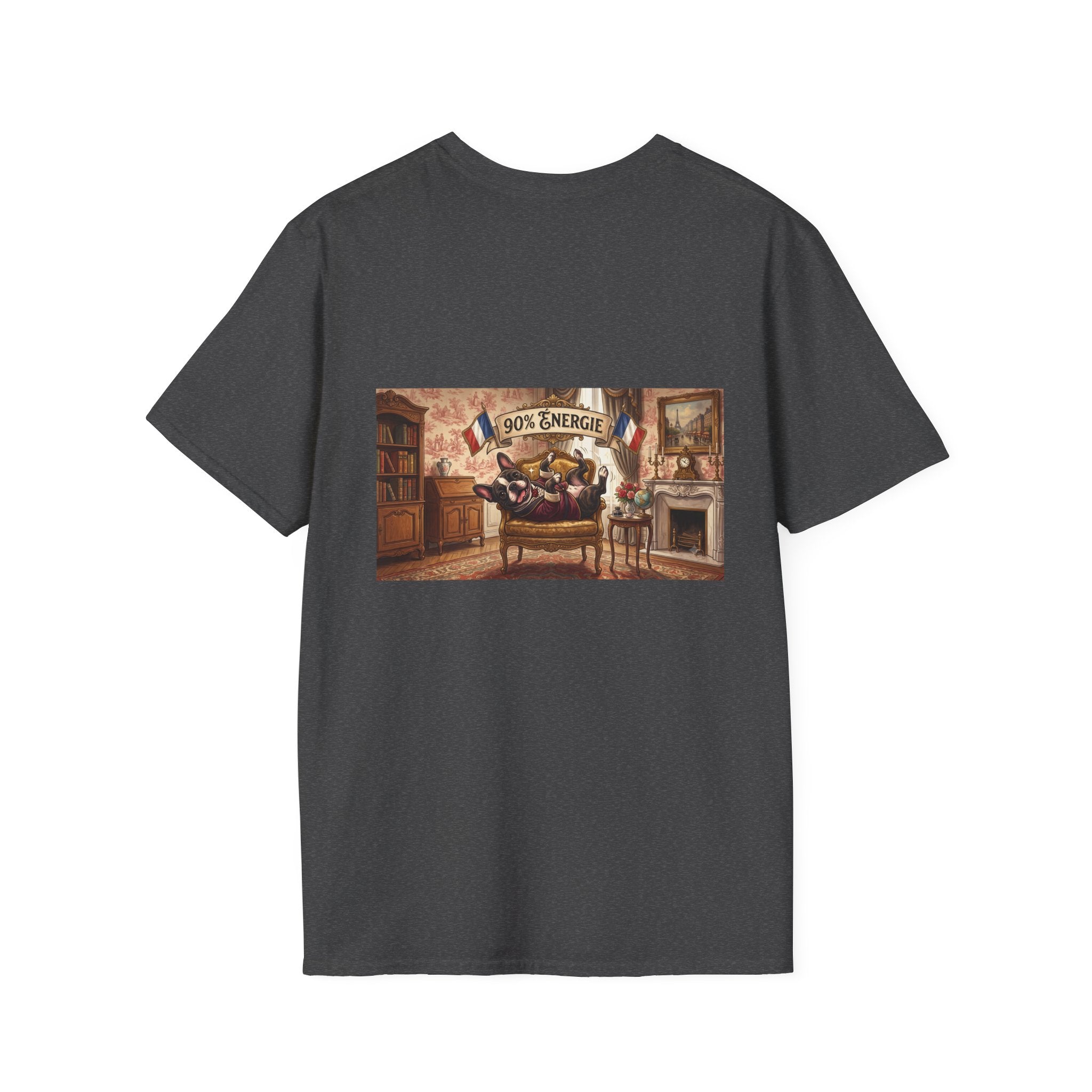 French Bulldog 90% Energy T-Shirt Graphic Tee