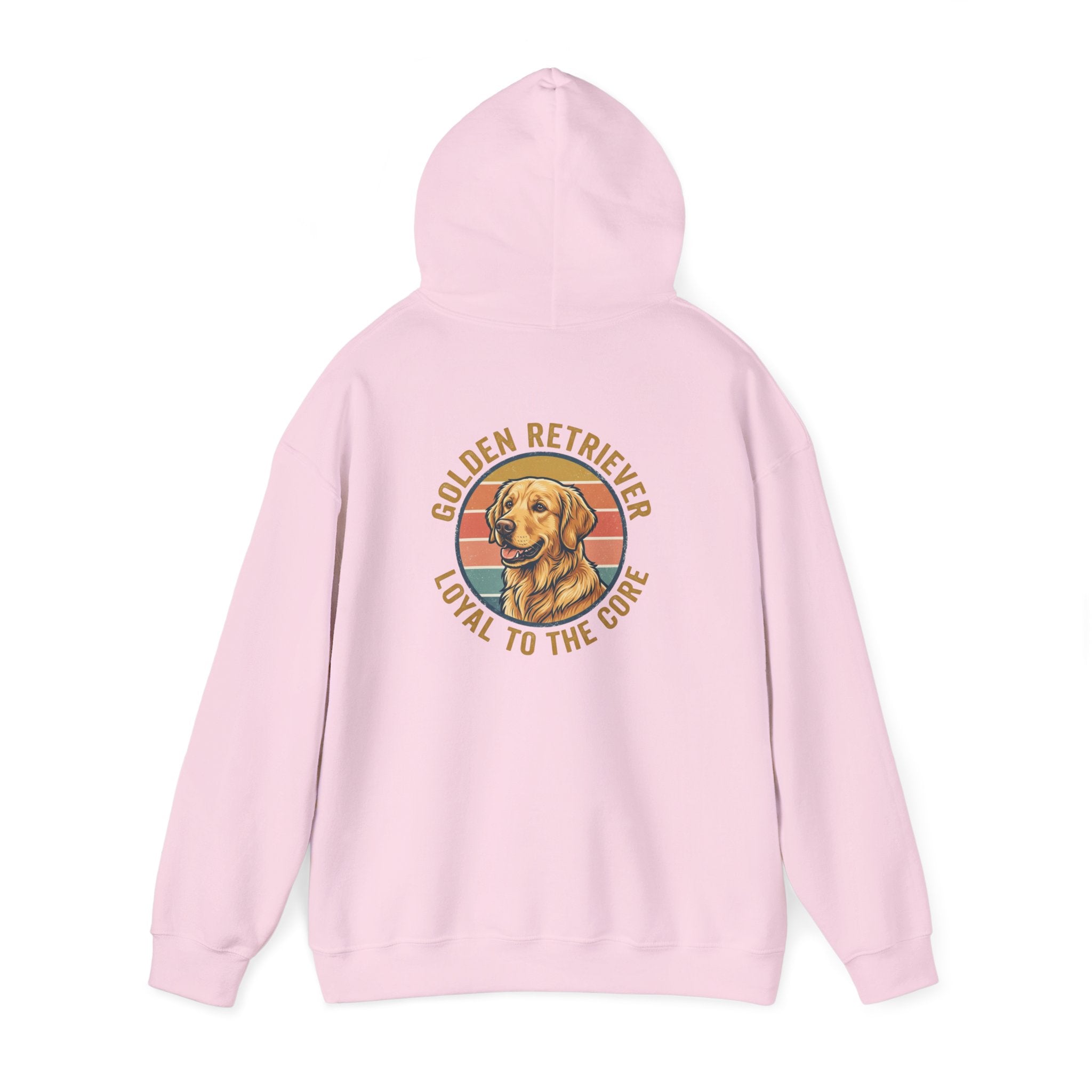 Golden Retriever Hoodie — "Loyal to the Core" Dog Lover Pullover