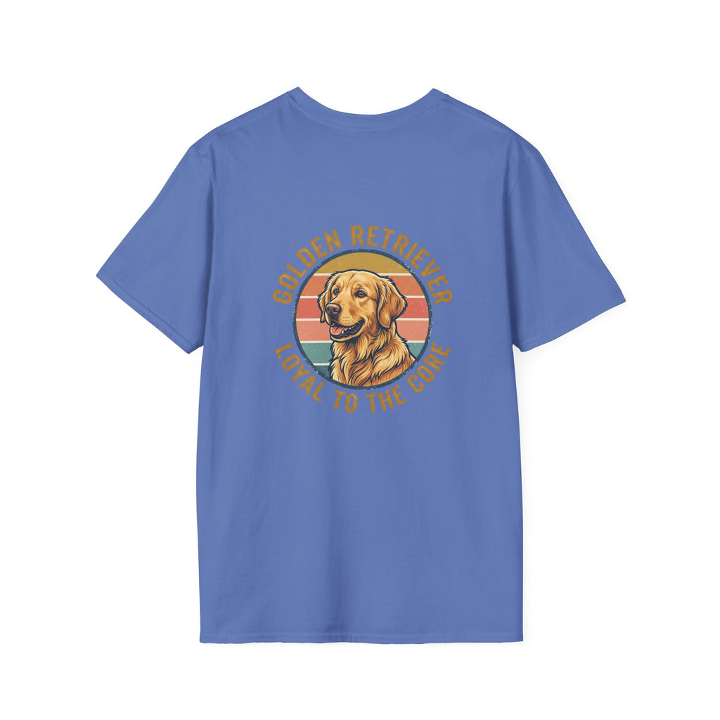 Golden Retriever Good Boy Club Print T-Shirt