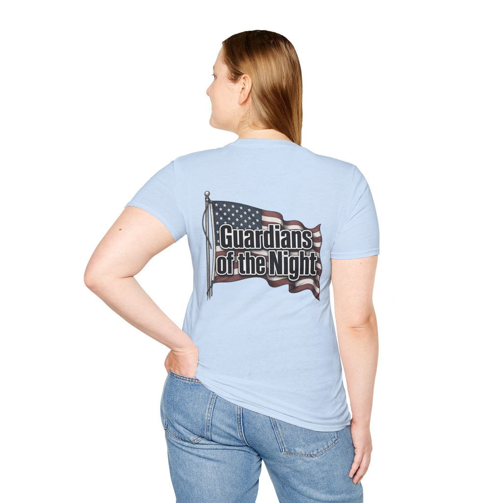 Guardians of the Night T-Shirt — Minimal Chest Text Tee