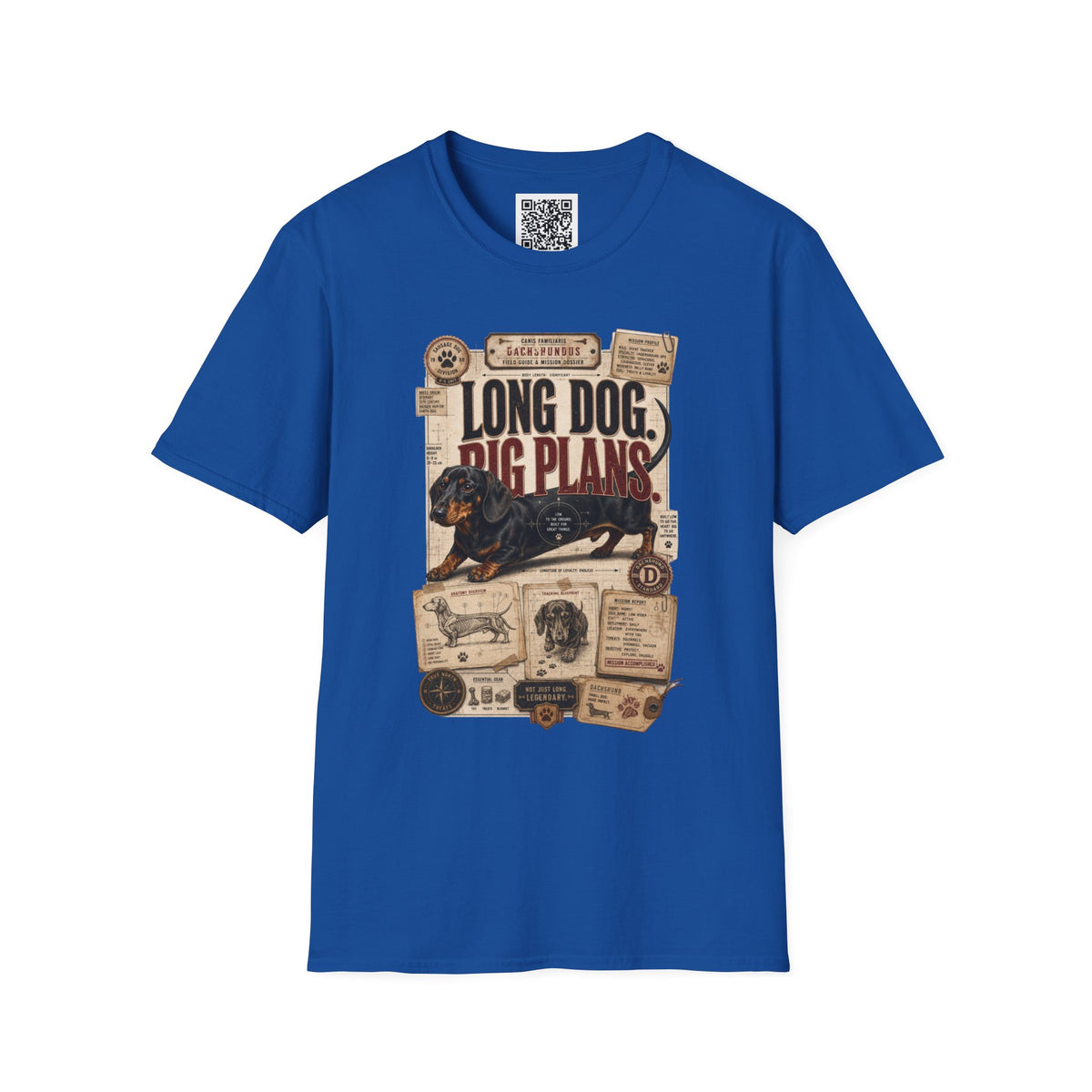 Long Dog, Big Plans Dachshund T-Shirt
