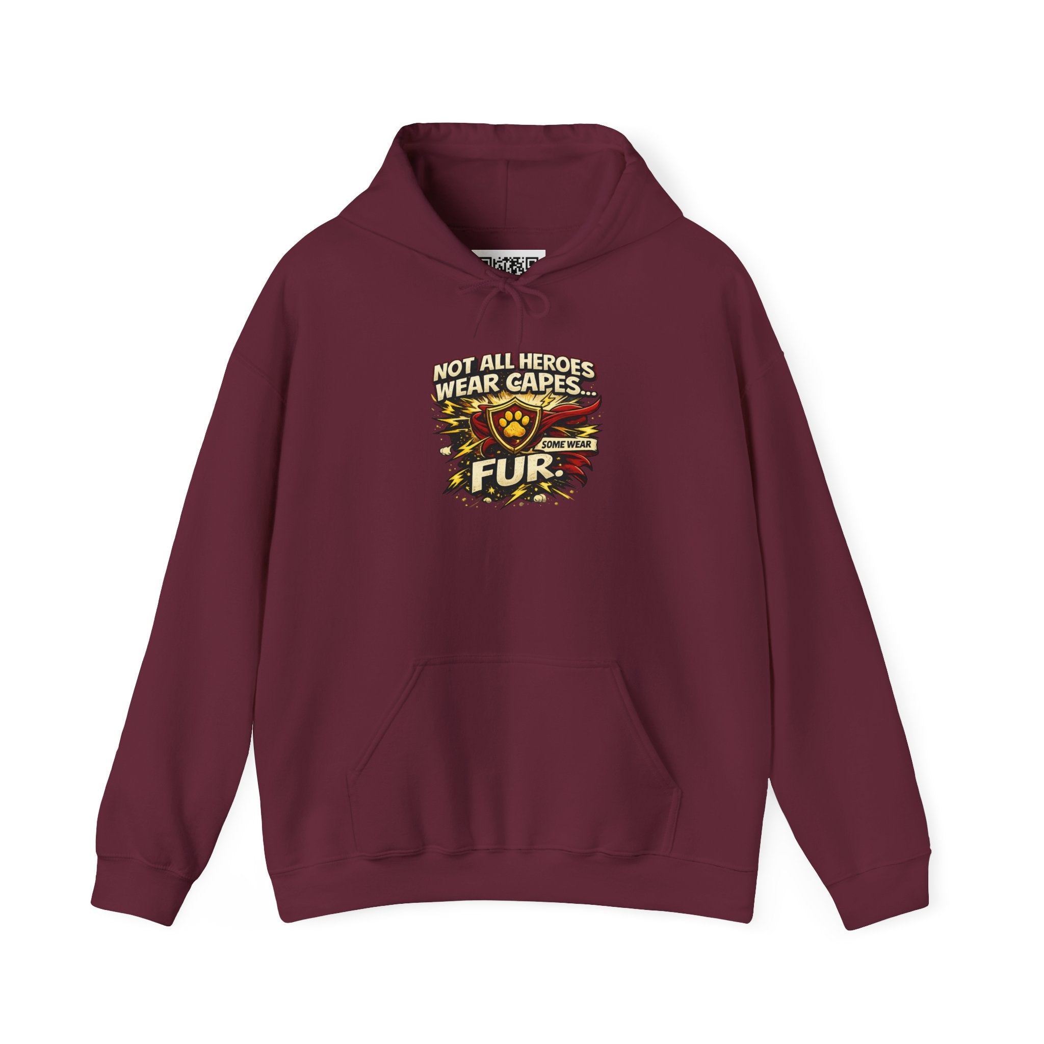 German Shepherd Protector Hoodie — "Not All Heroes Wear Capes" Dog Lover Pullover