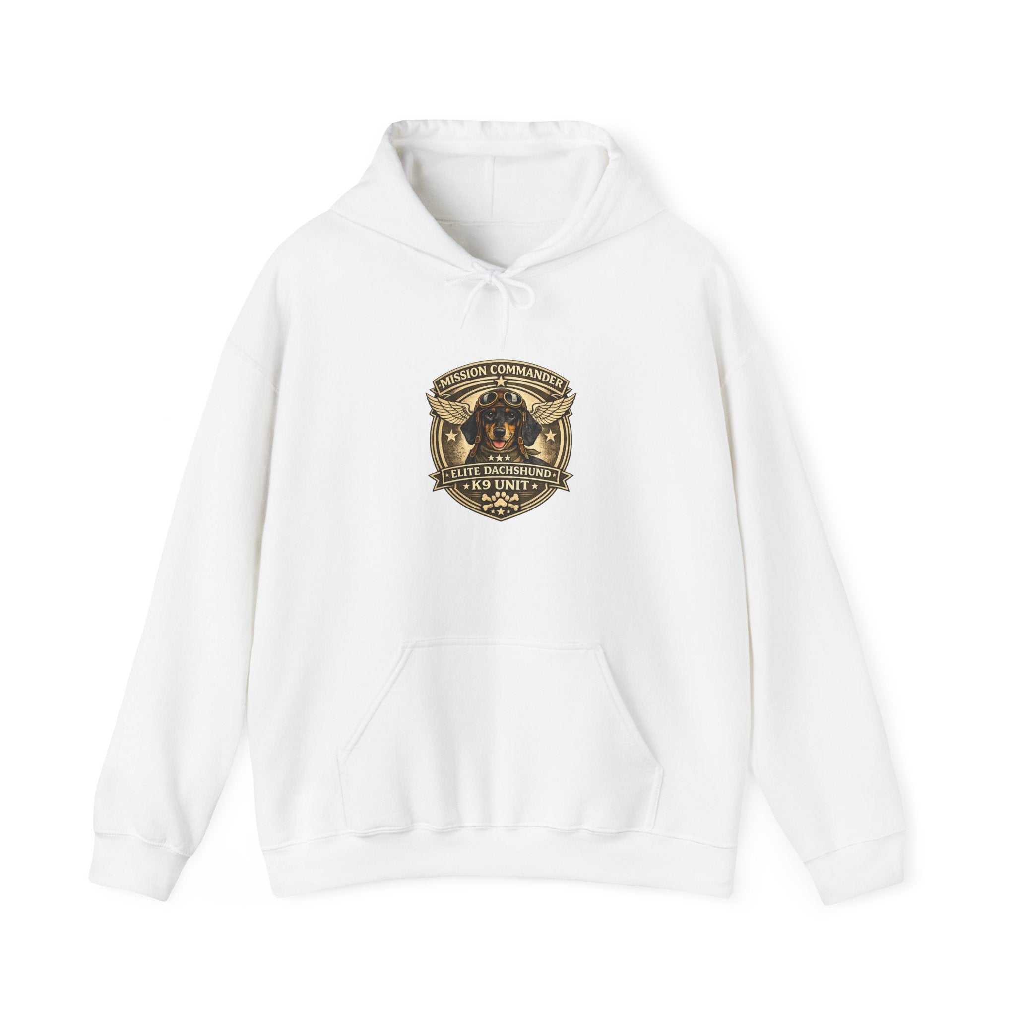 Dachshund — "Long Dog" Vintage Badge Graphic