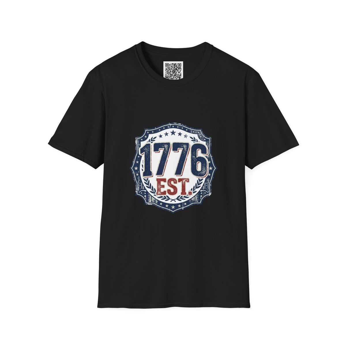 1776 Vintage Shield T-Shirt — Patriotic Independence Day Tee