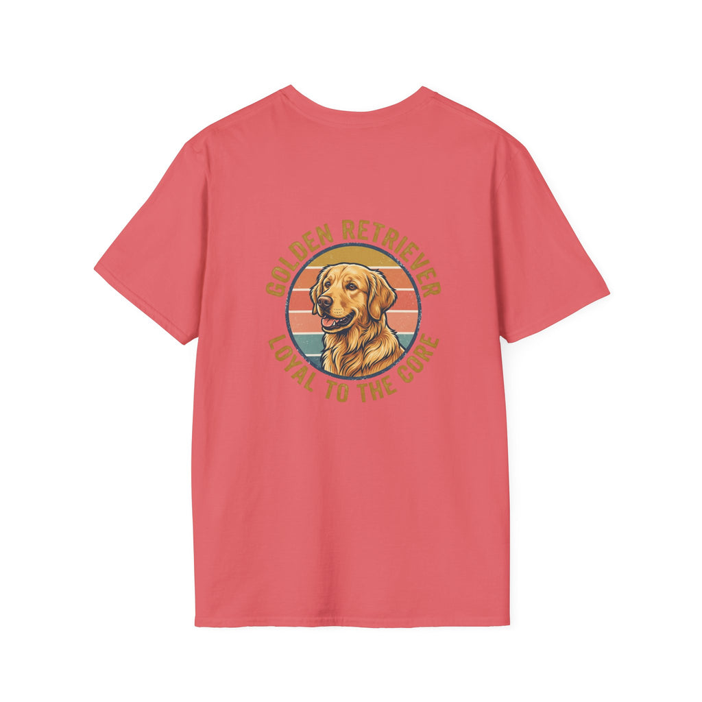 Golden Retriever Good Boy Club Print T-Shirt
