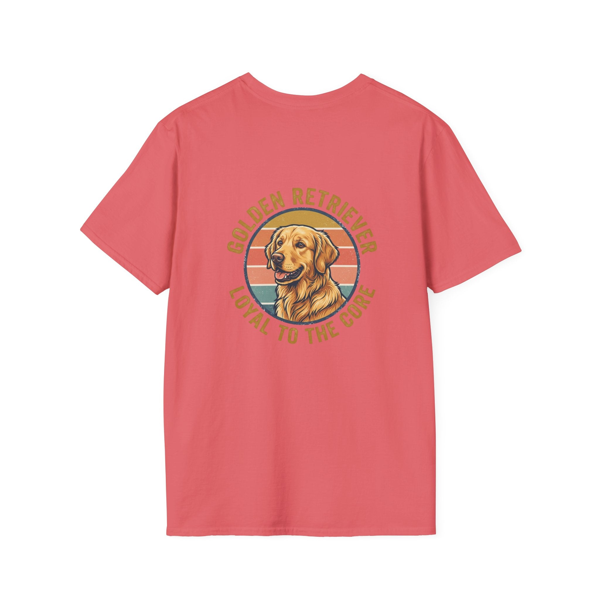 Golden Retriever Good Boy Club Print T-Shirt