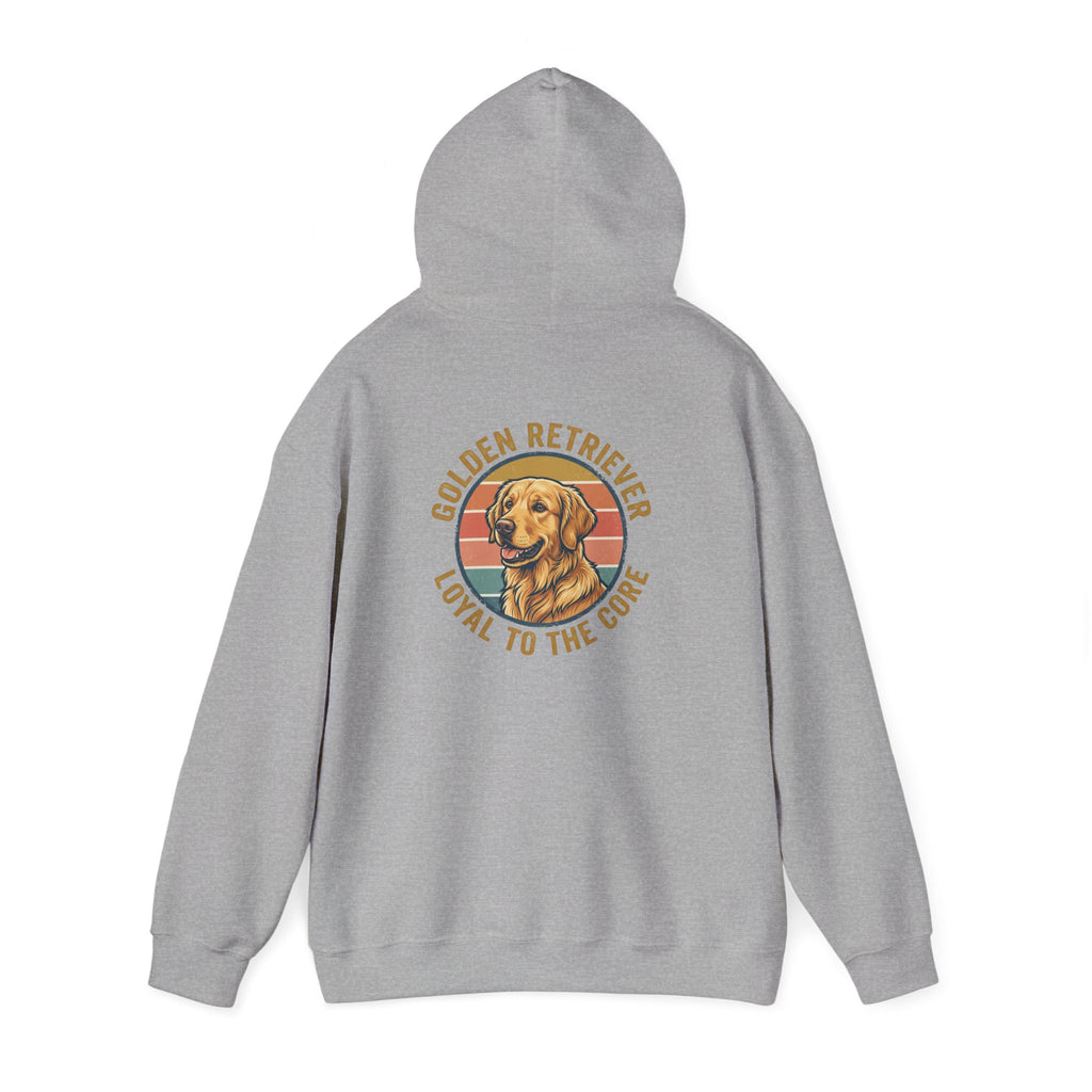 Golden Retriever Hoodie — "Loyal to the Core" Dog Lover Pullover
