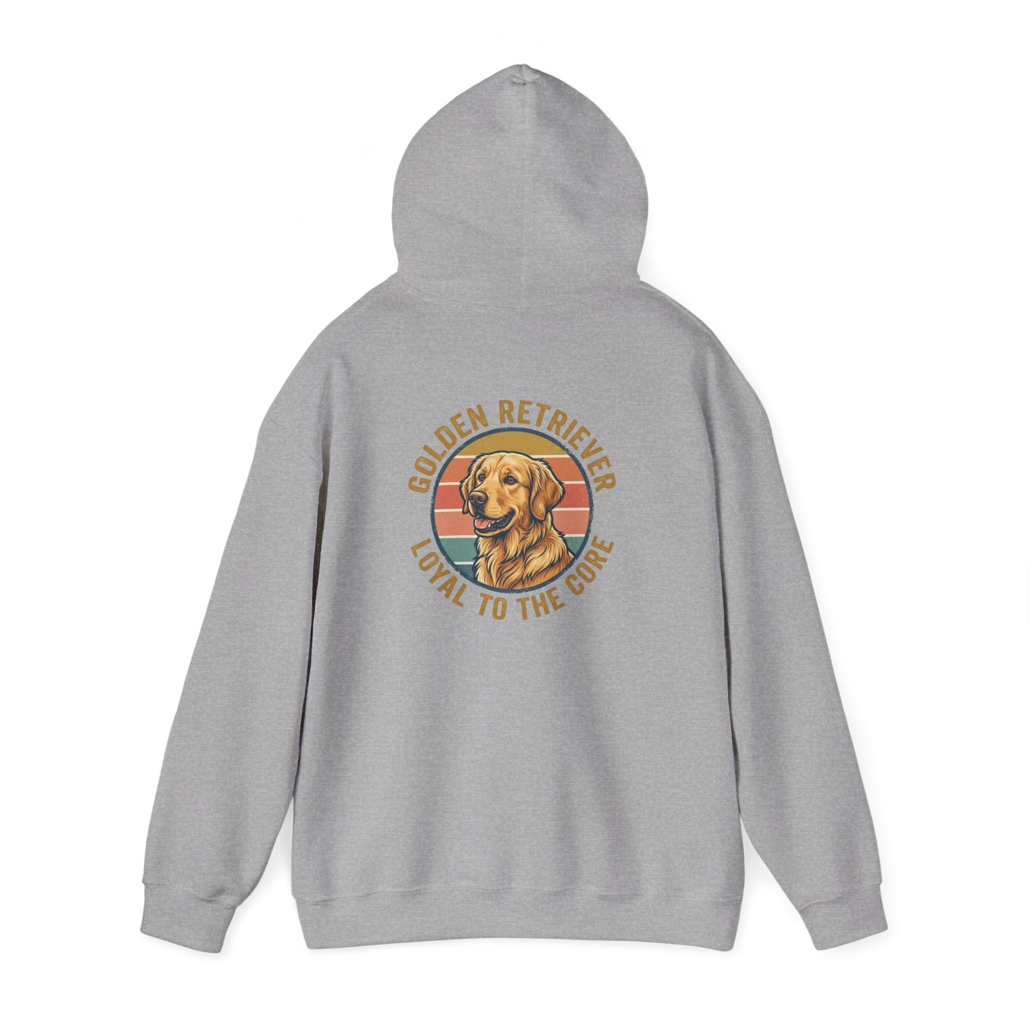 Golden Retriever Hoodie — "Loyal to the Core" Dog Lover Pullover