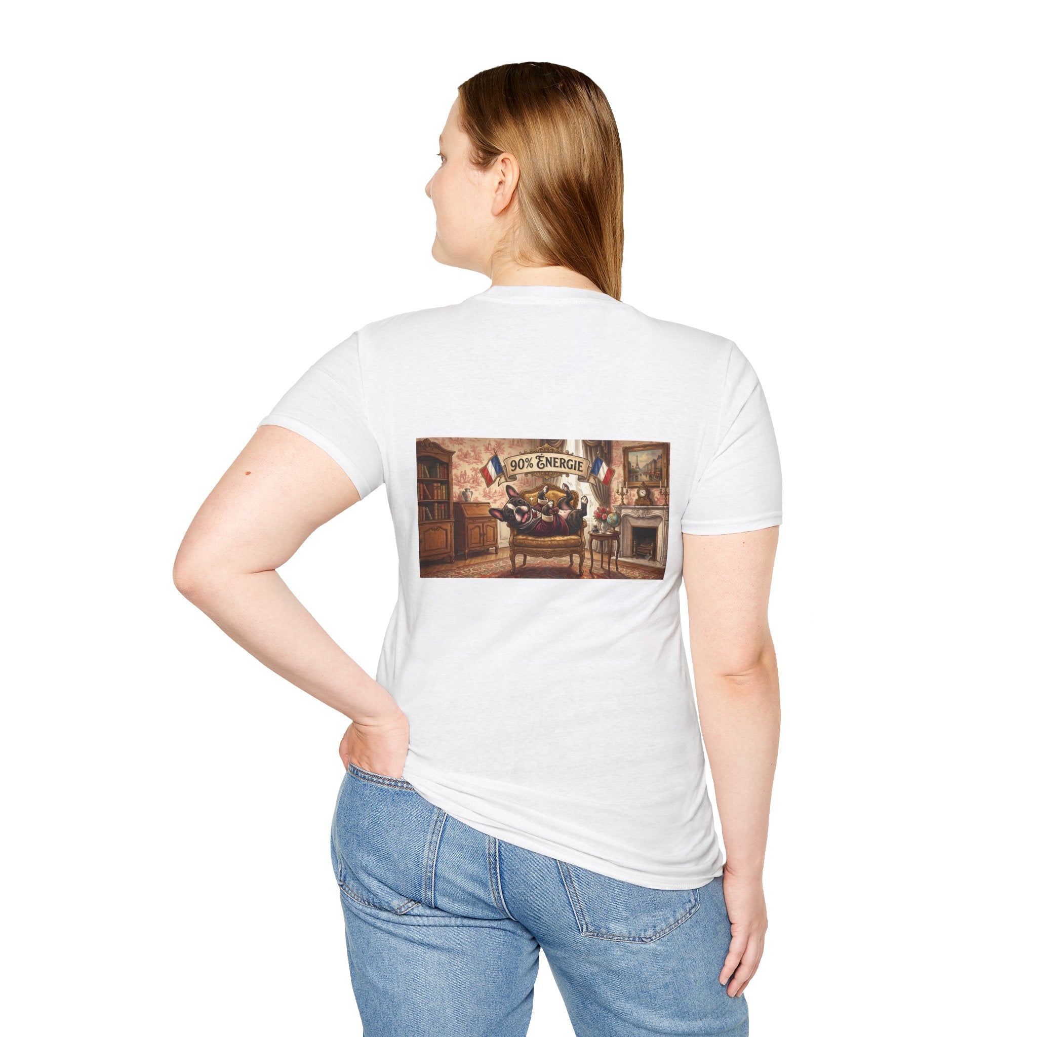 French Bulldog 90% Energy T-Shirt Graphic Tee