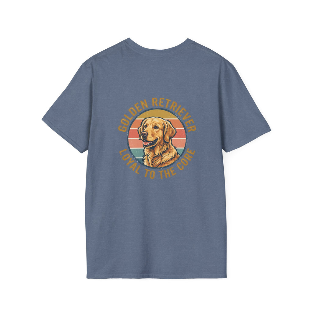 Golden Retriever Good Boy Club Print T-Shirt