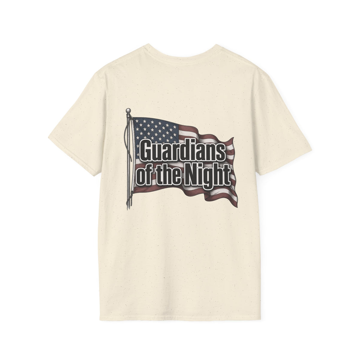 Guardians of the Night T-Shirt — Minimal Chest Text Tee