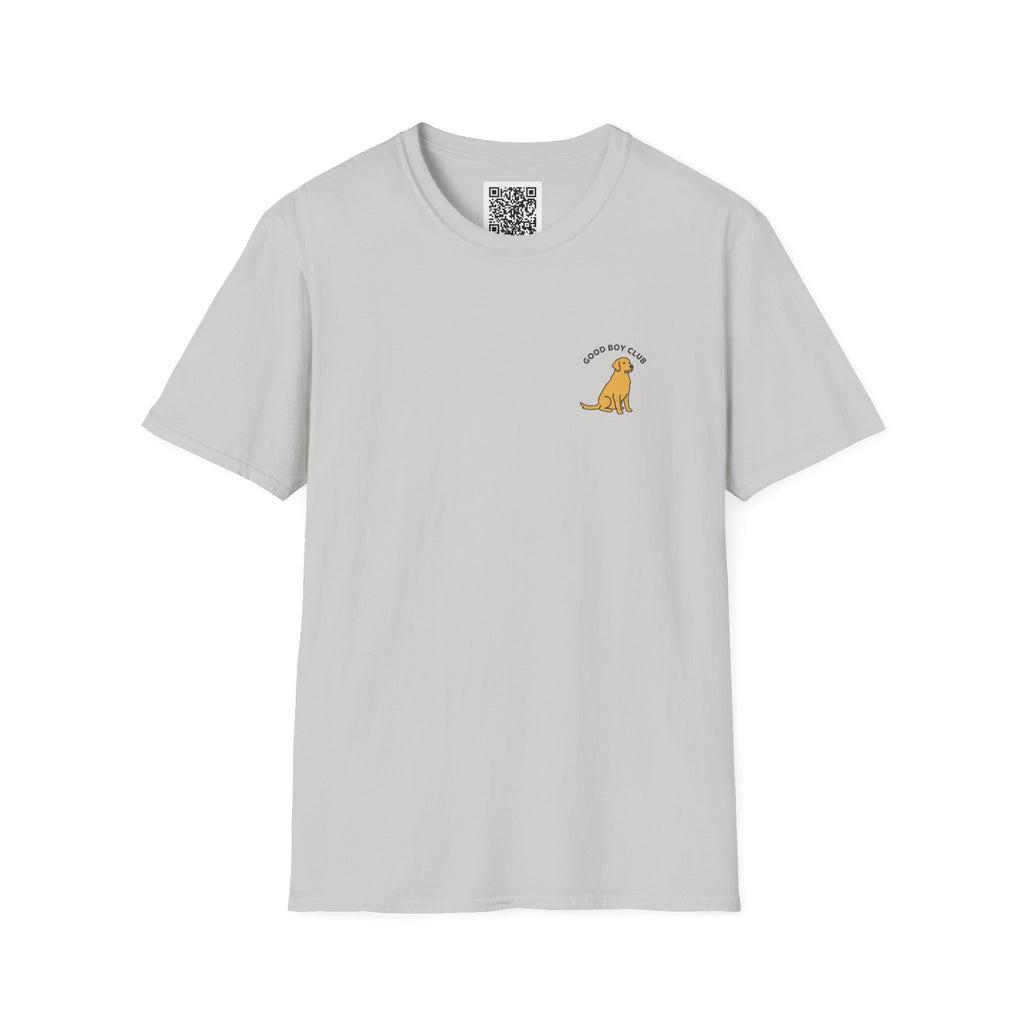 Golden Retriever Good Boy Club Print T-Shirt