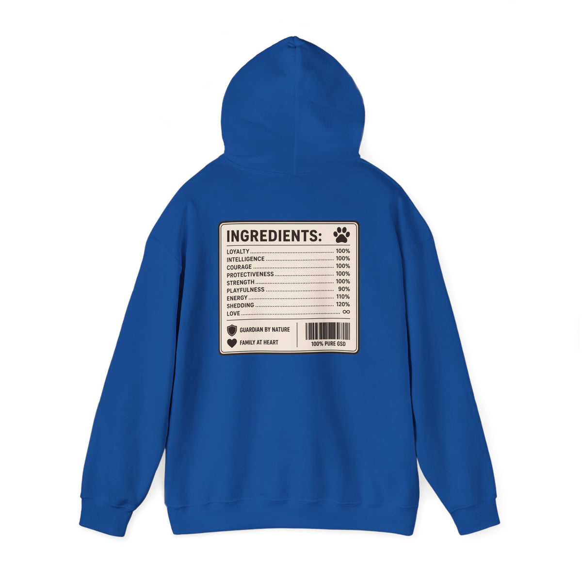 – "100% Pure" GSD Hoodie