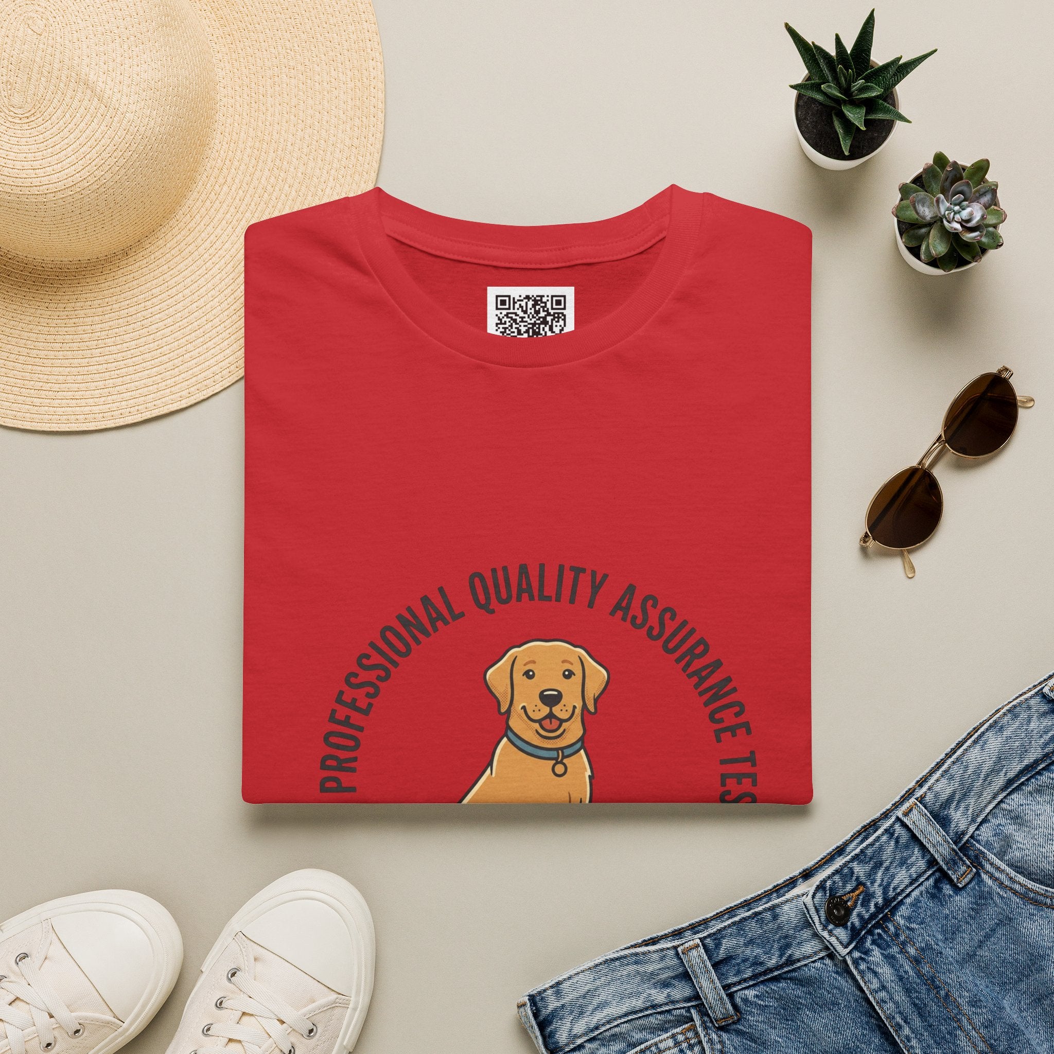 Lab Tested Quality Assurance Dog Graphic Tee