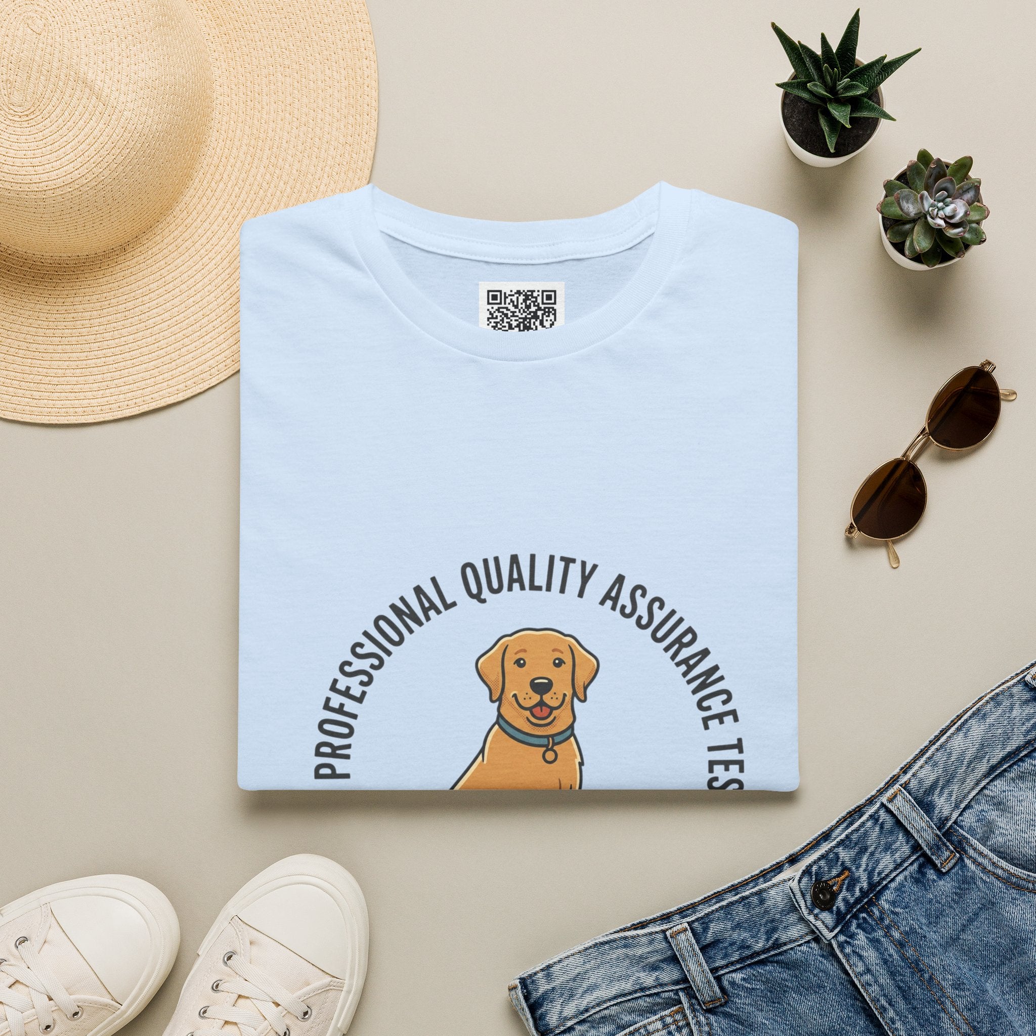 Lab Tested Quality Assurance Dog Graphic Tee