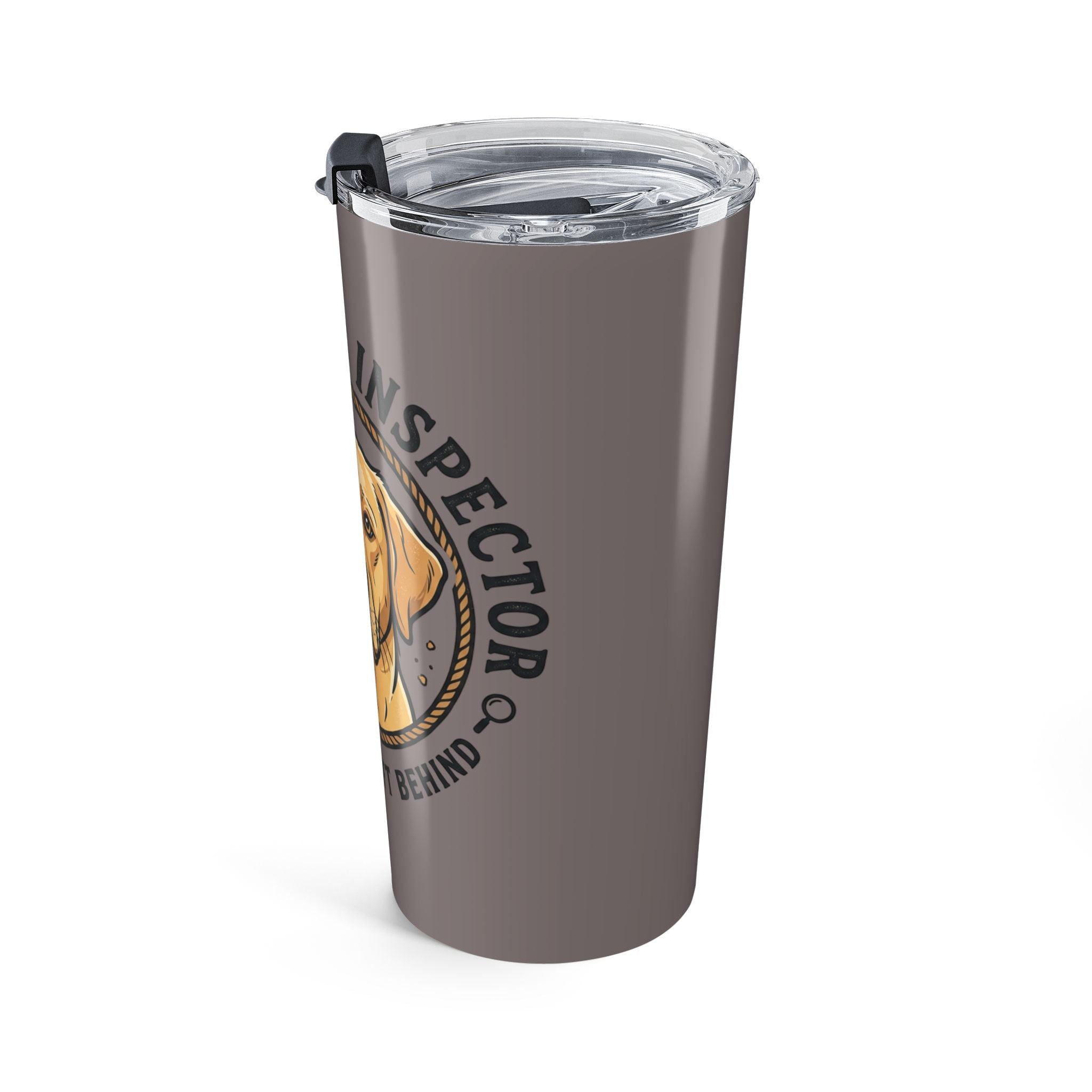 Labrador Retriever 20oz Tumbler — "Crumb Inspector" Funny Travel Mug