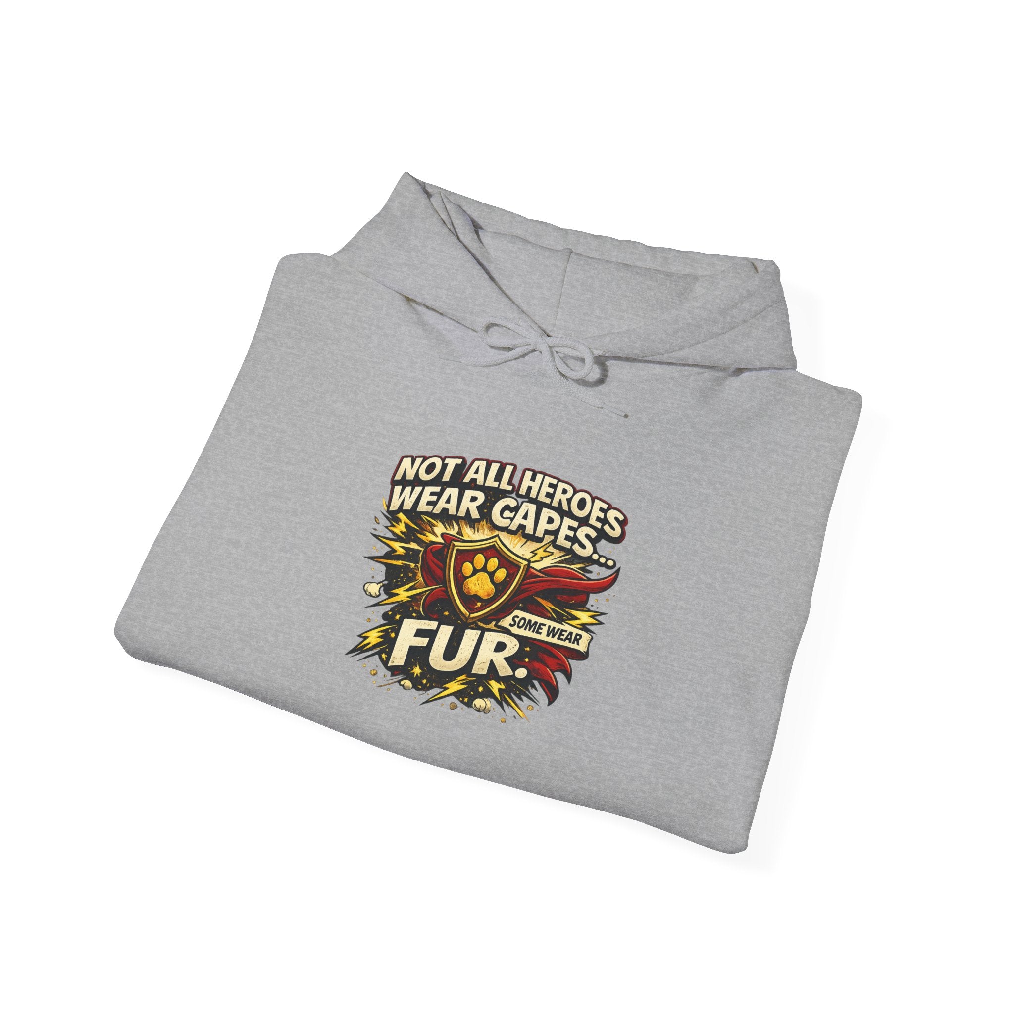 German Shepherd Protector Hoodie — "Not All Heroes Wear Capes" Dog Lover Pullover
