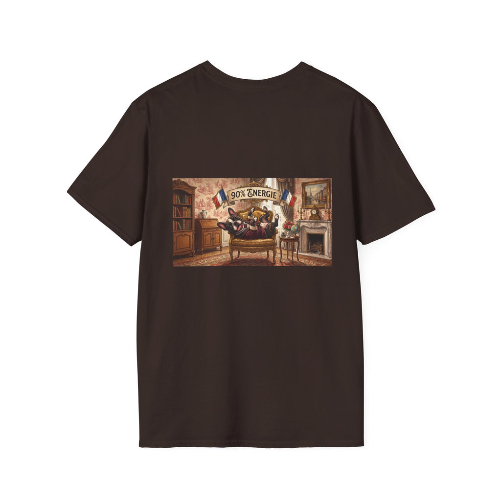 French Bulldog 90% Energy T-Shirt Graphic Tee