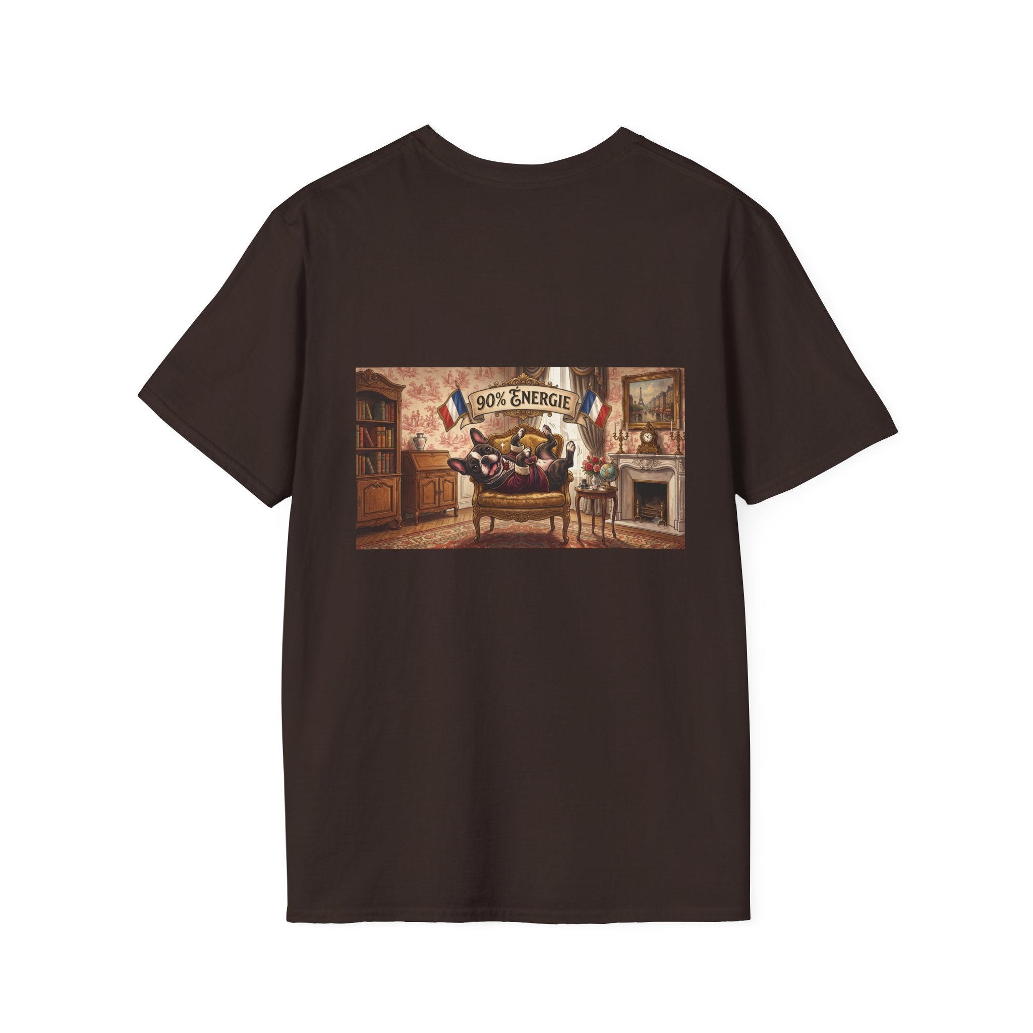 French Bulldog 90% Energy T-Shirt Graphic Tee