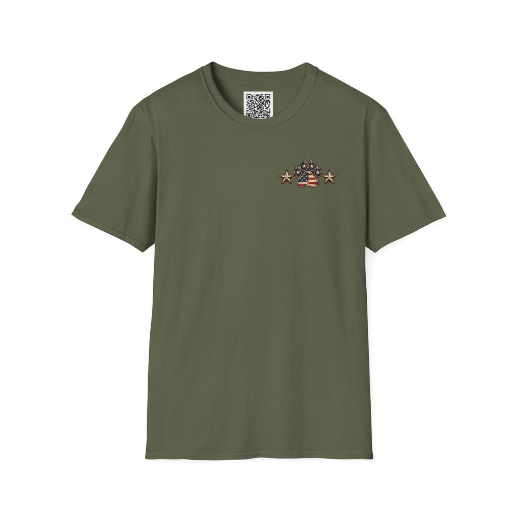 Guardian German Shepherd T-Shirt — Loyal & Free Patriotic K9 Tee