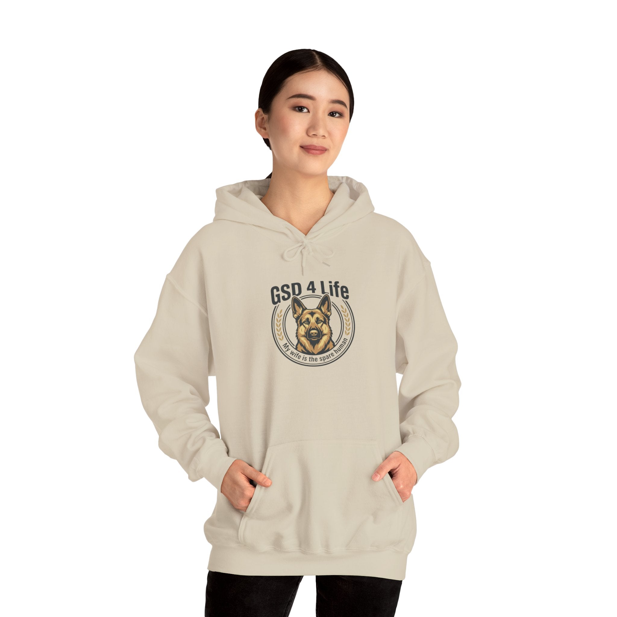 GSD 4 Life Hoodie - wife spare human