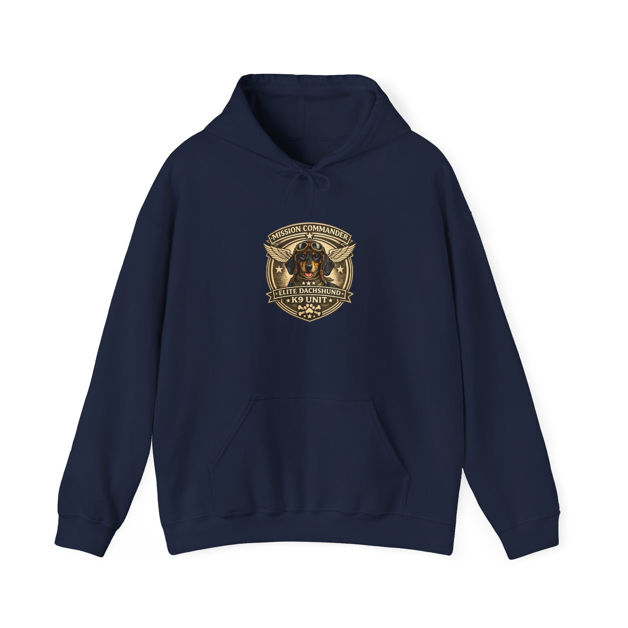Dachshund — "Long Dog" Vintage Badge Graphic