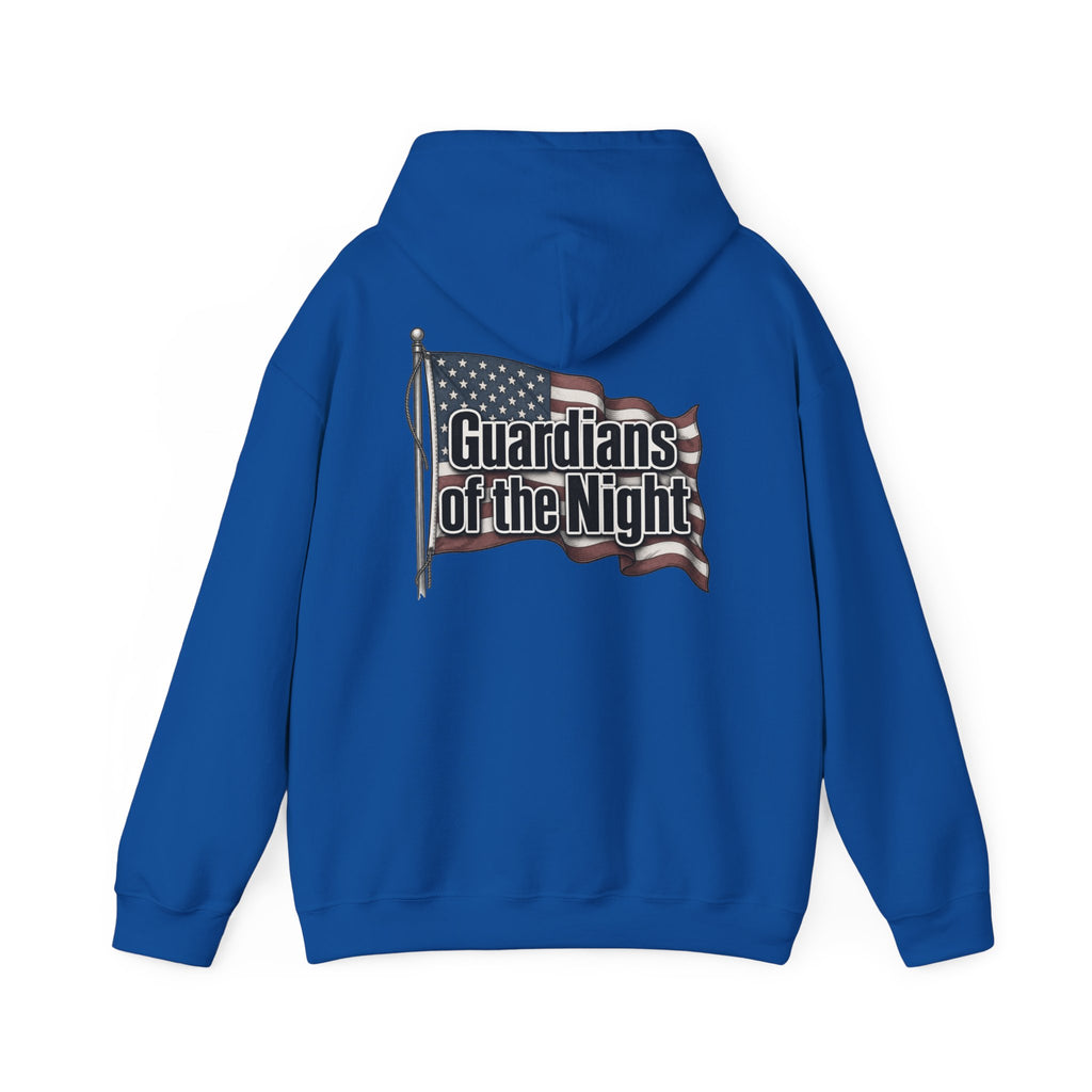 Guardians of the Night Hoodie – Patriotic American Flag Sweatshirt