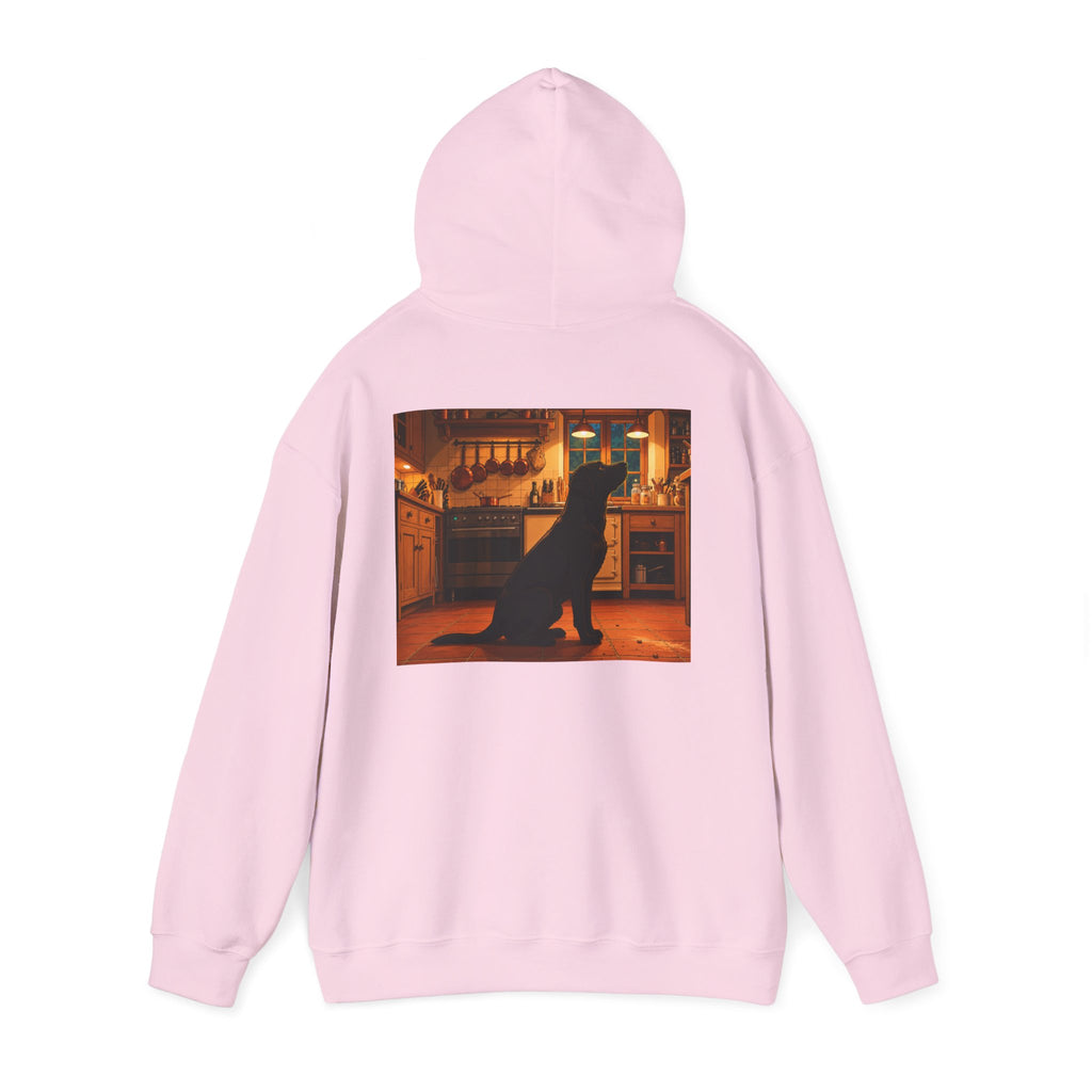 Labrador Retriever Hoodie — “Chief Crumb Inspector” Cute Labrador Kitchen Portrait Pullover