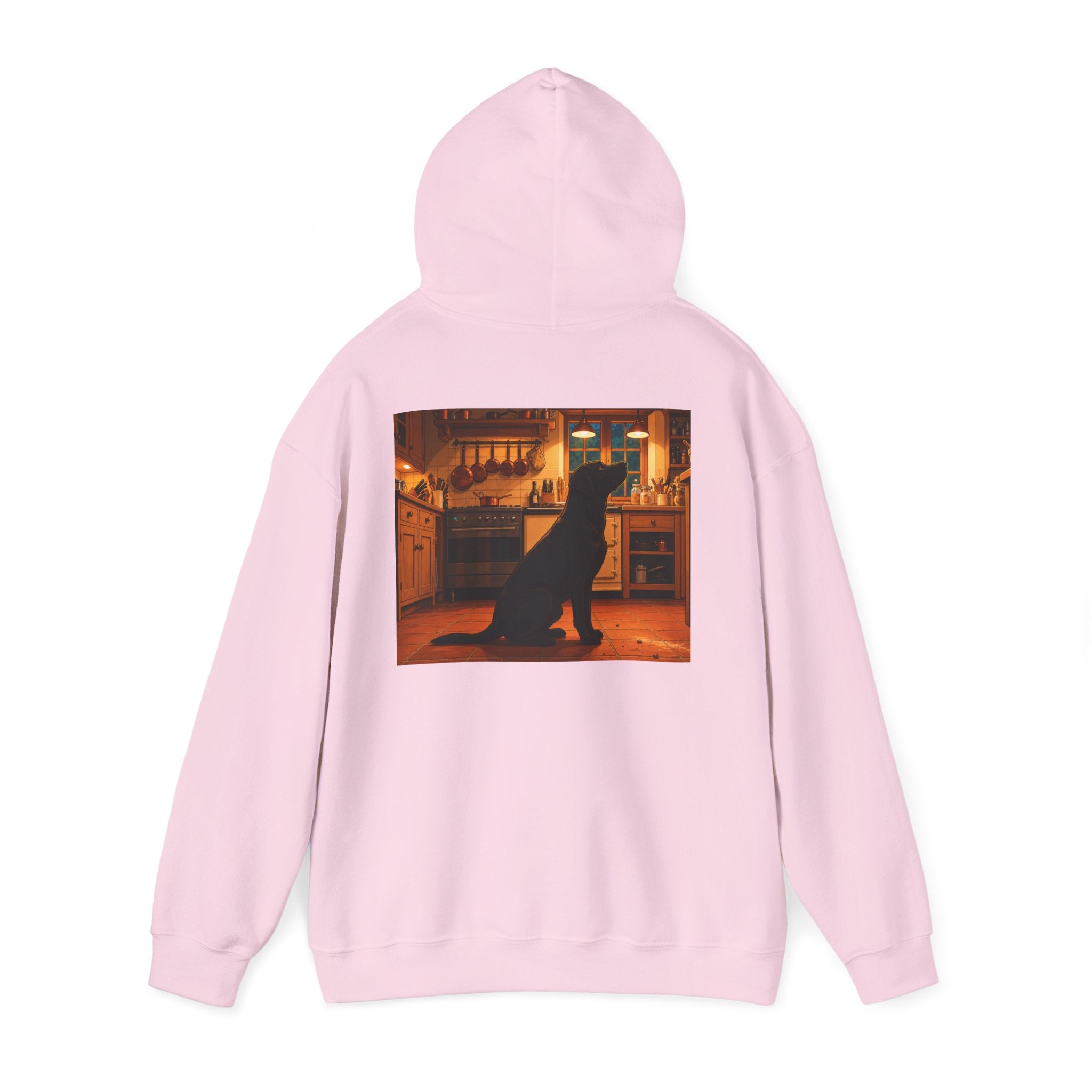 Labrador Retriever Hoodie — “Chief Crumb Inspector” Cute Labrador Kitchen Portrait Pullover