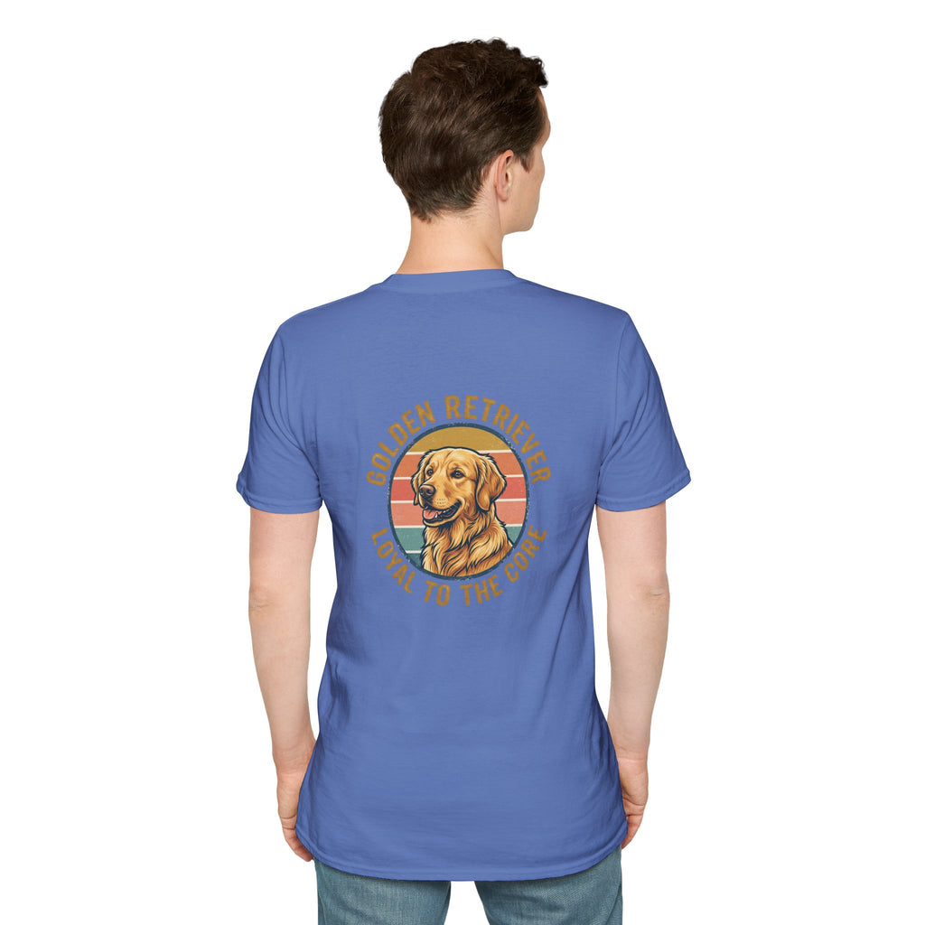 Golden Retriever Good Boy Club Print T-Shirt