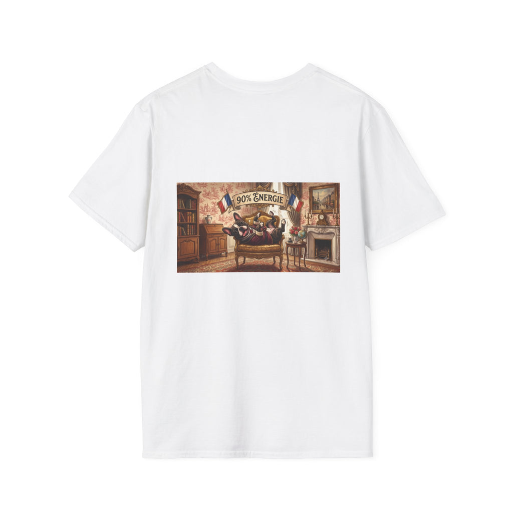 French Bulldog 90% Energy T-Shirt Graphic Tee
