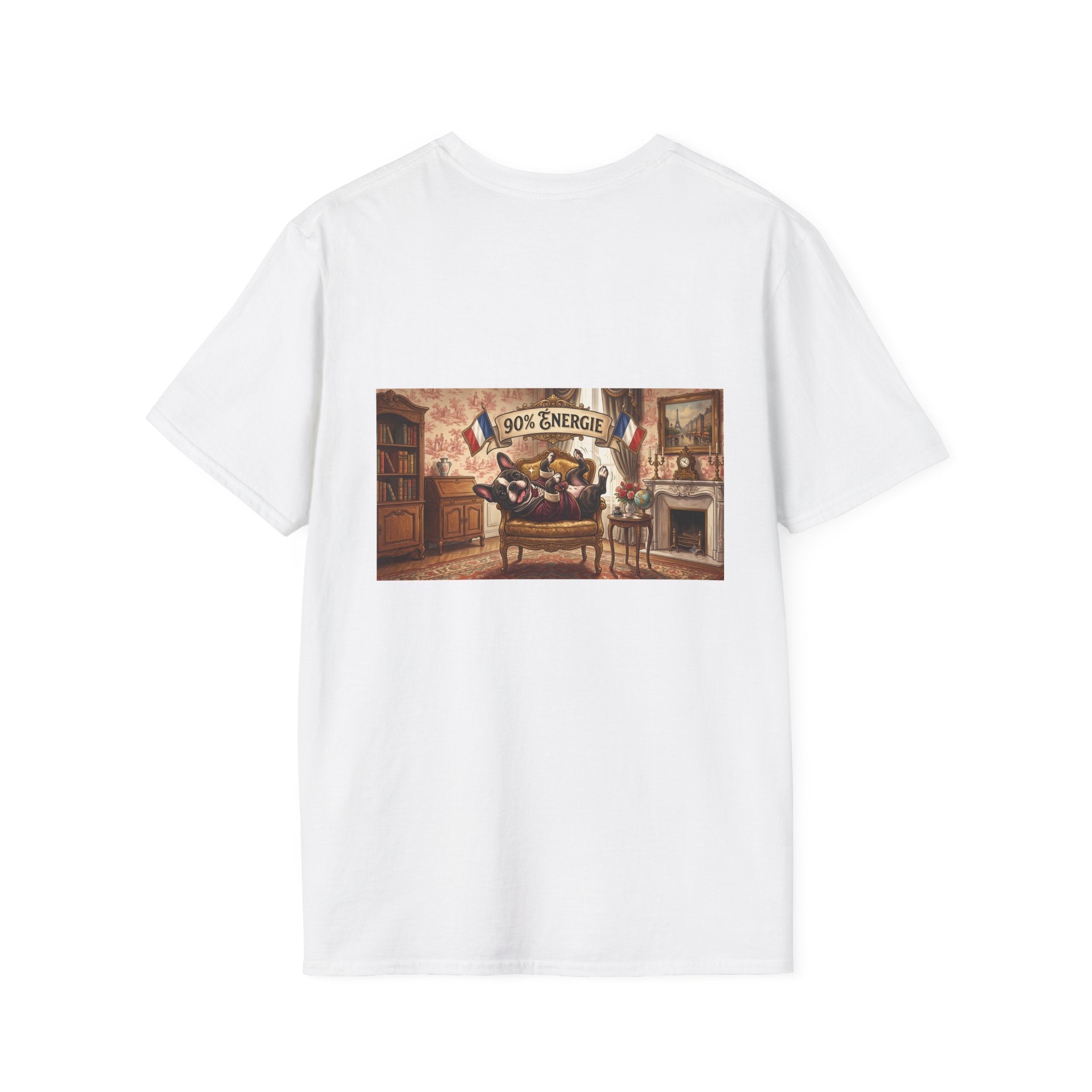 French Bulldog 90% Energy T-Shirt Graphic Tee