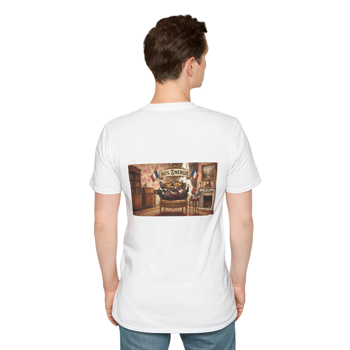 French Bulldog 90% Energy T-Shirt Graphic Tee