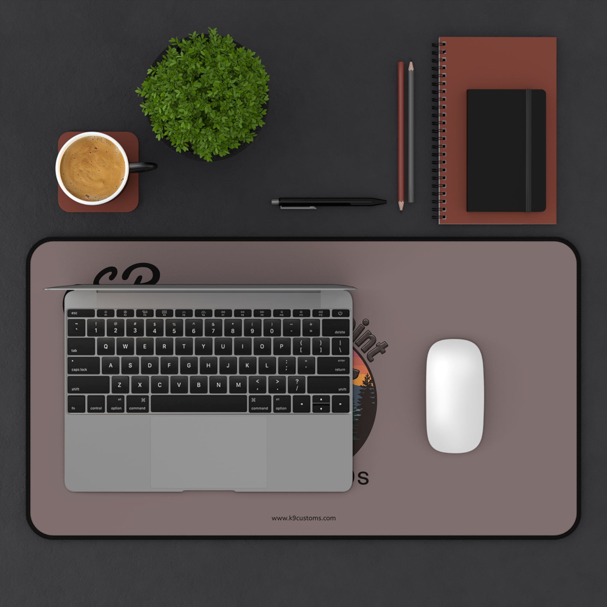 German Shorthaired Pointer Desk Mat — "Born to Point" Est. 1870s Mousepad