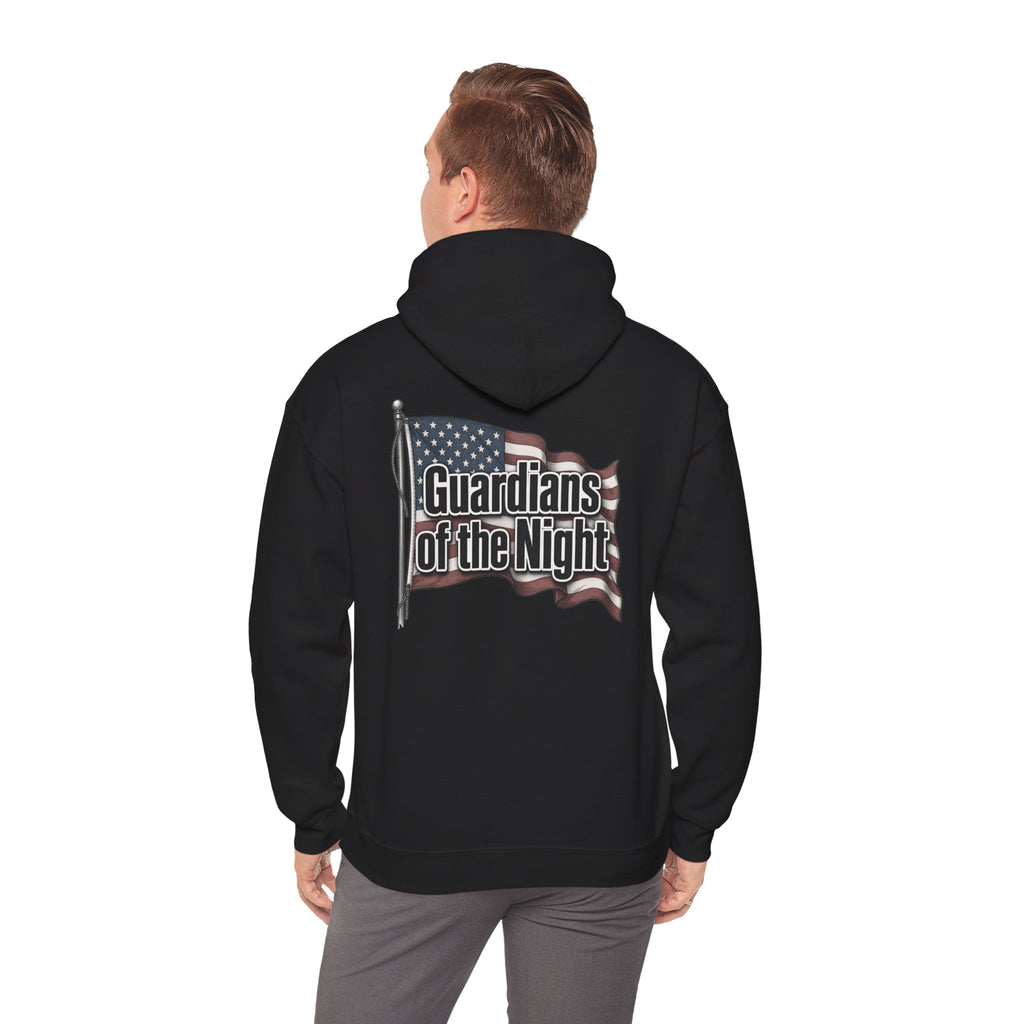 Guardians of the Night Hoodie – Patriotic American Flag Sweatshirt