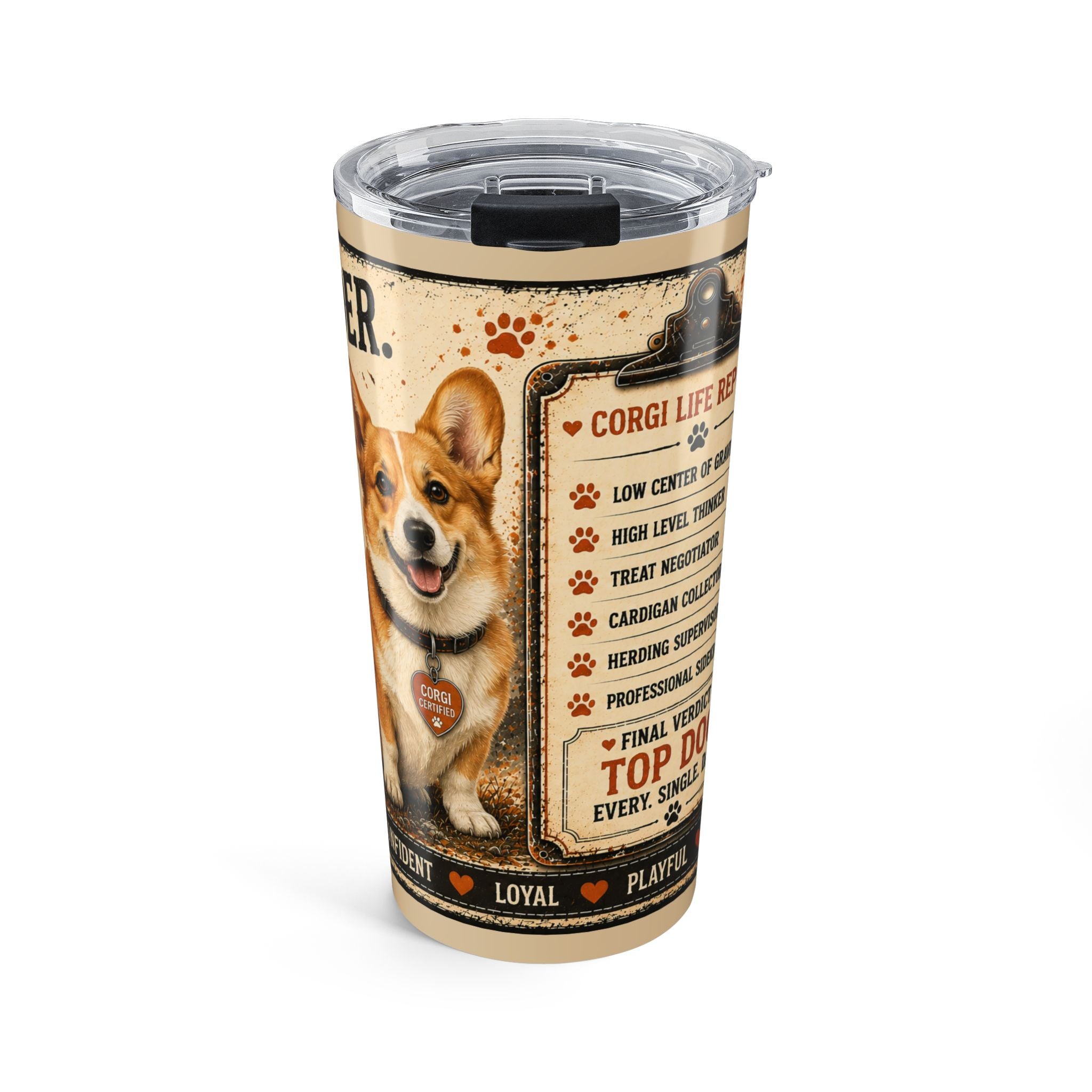 Corgi Life — Corgi Traits Travel Cup