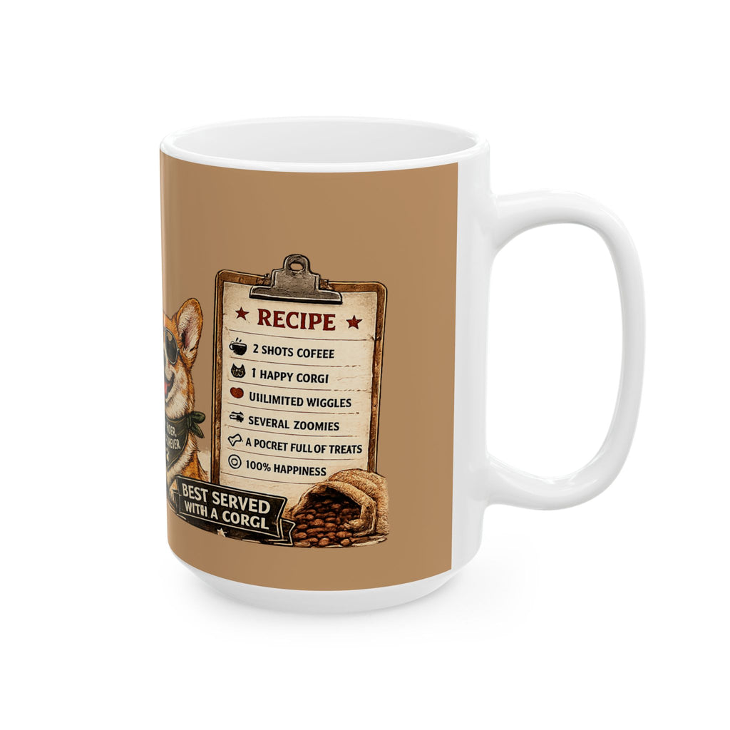 Corgi Coffee Mug – "Morning Fuel"