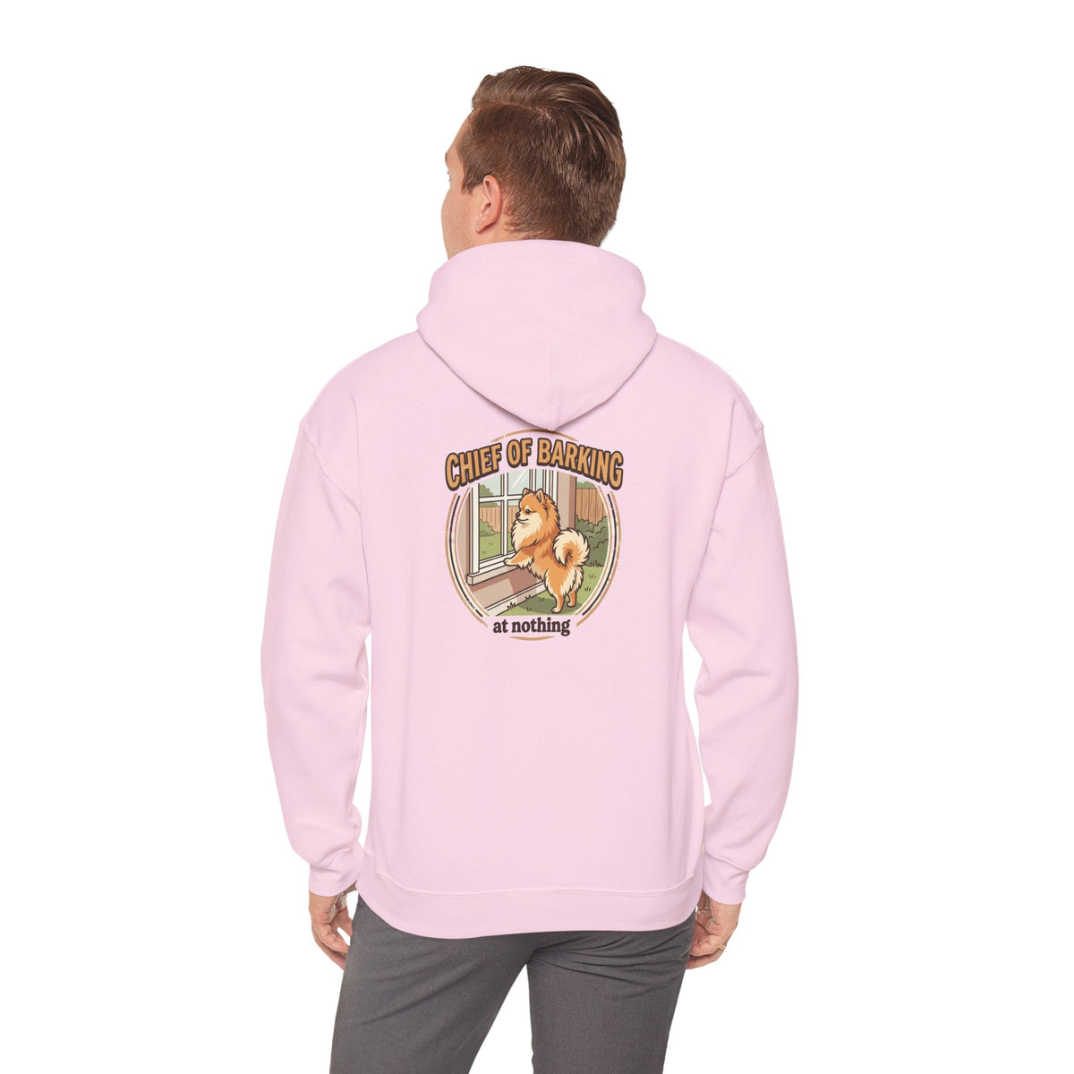 Pomeranian 'Chief of Barking at Nothing' Hoodie
