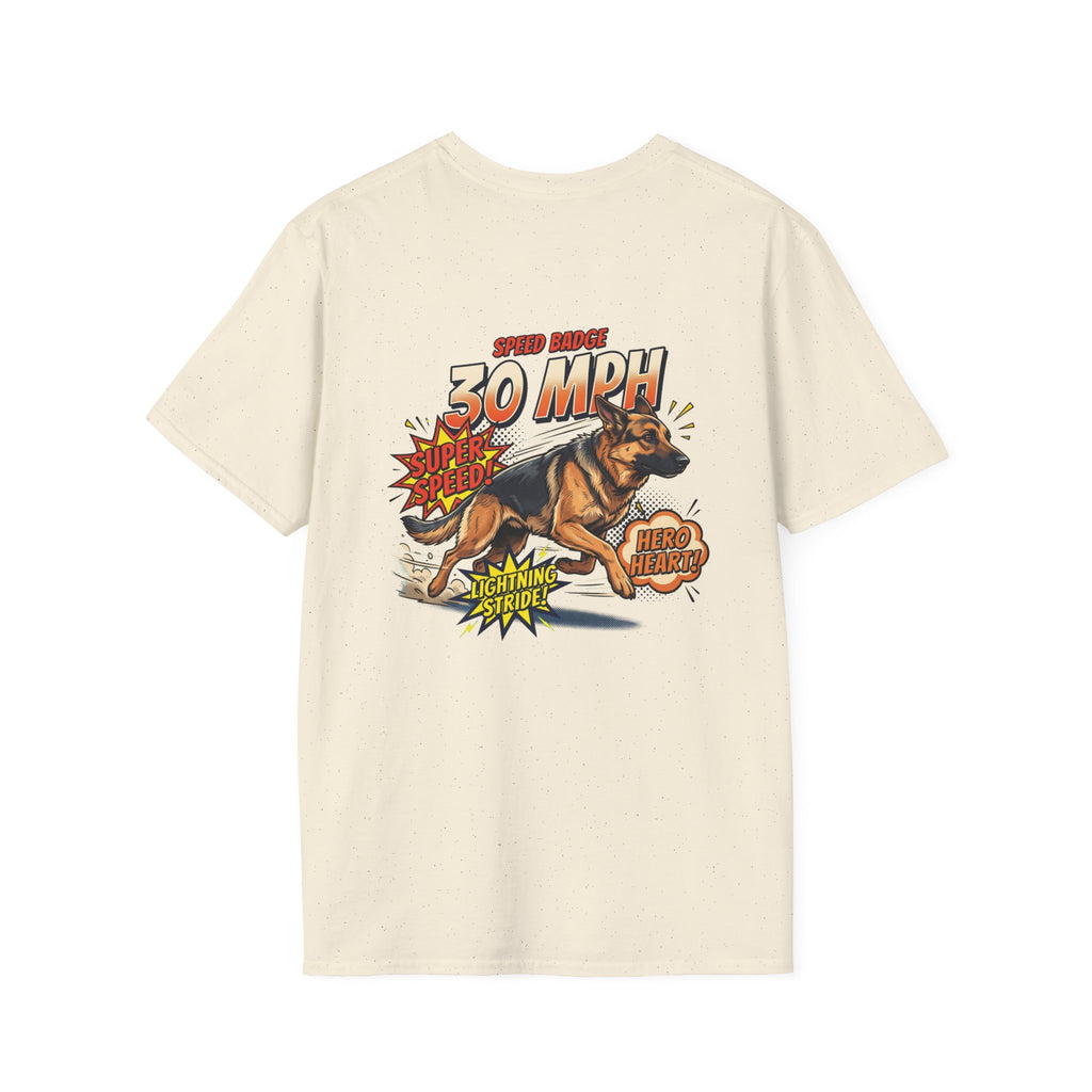 Speed Badge - German Shepard T-Shirt