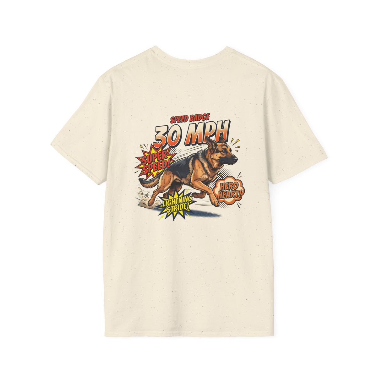 Speed Badge - German Shepard T-Shirt