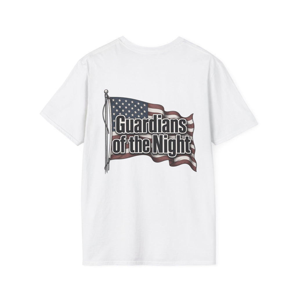 Guardians of the Night T-Shirt — Minimal Chest Text Tee
