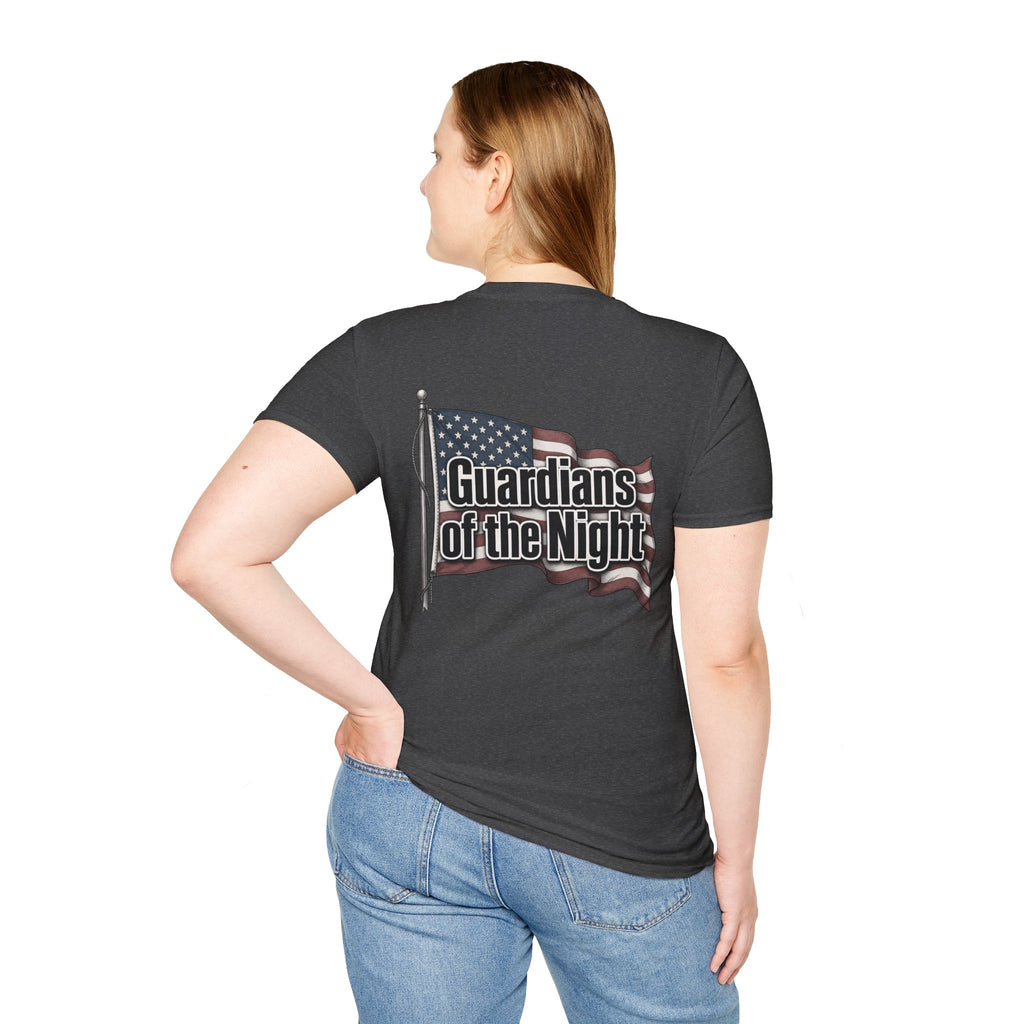 Guardians of the Night T-Shirt — Minimal Chest Text Tee