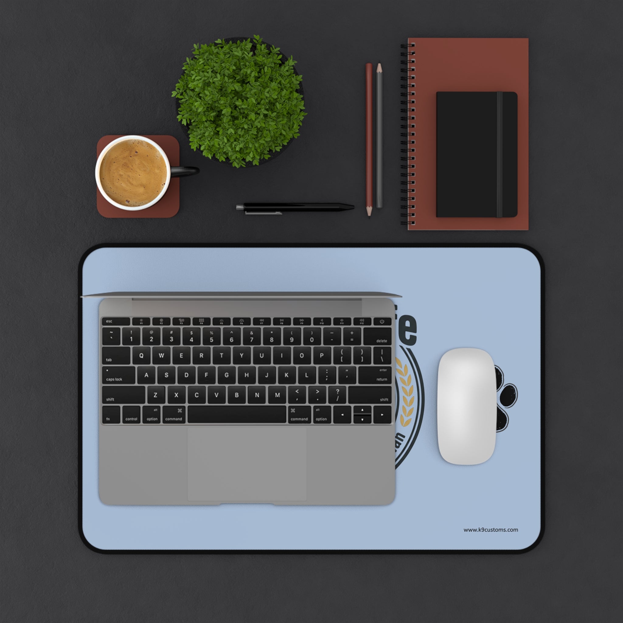 GSD 4 Life Desk Mat – “My Wife is the Spare Human” German Shepherd Mouse Pad