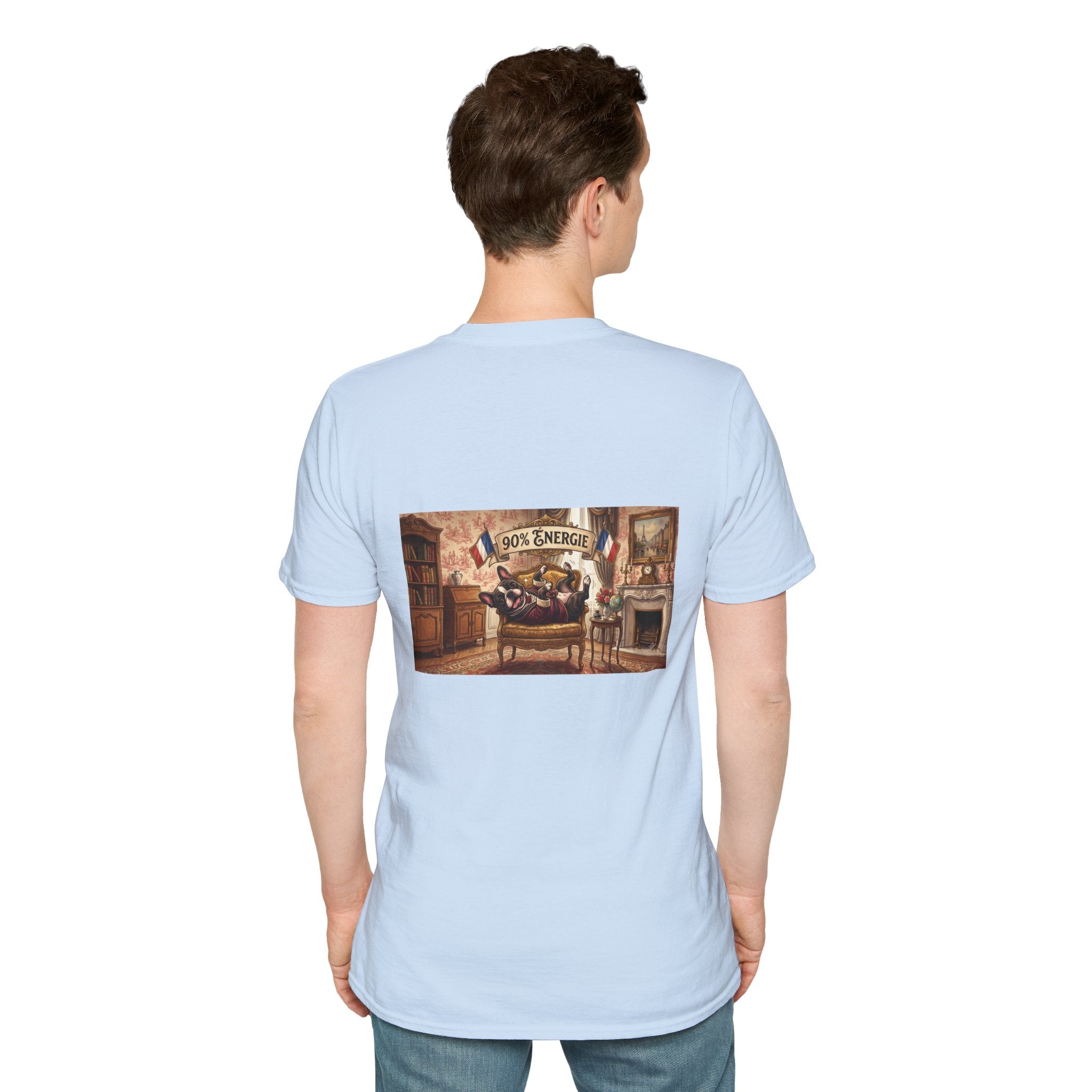 French Bulldog 90% Energy T-Shirt Graphic Tee