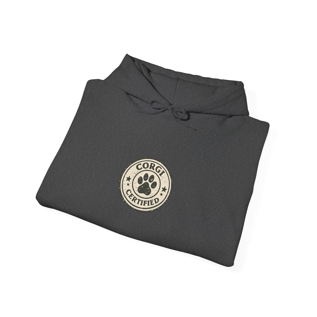 Corgi High Achiever Hoodie — 'Low Risk, High Achiever'